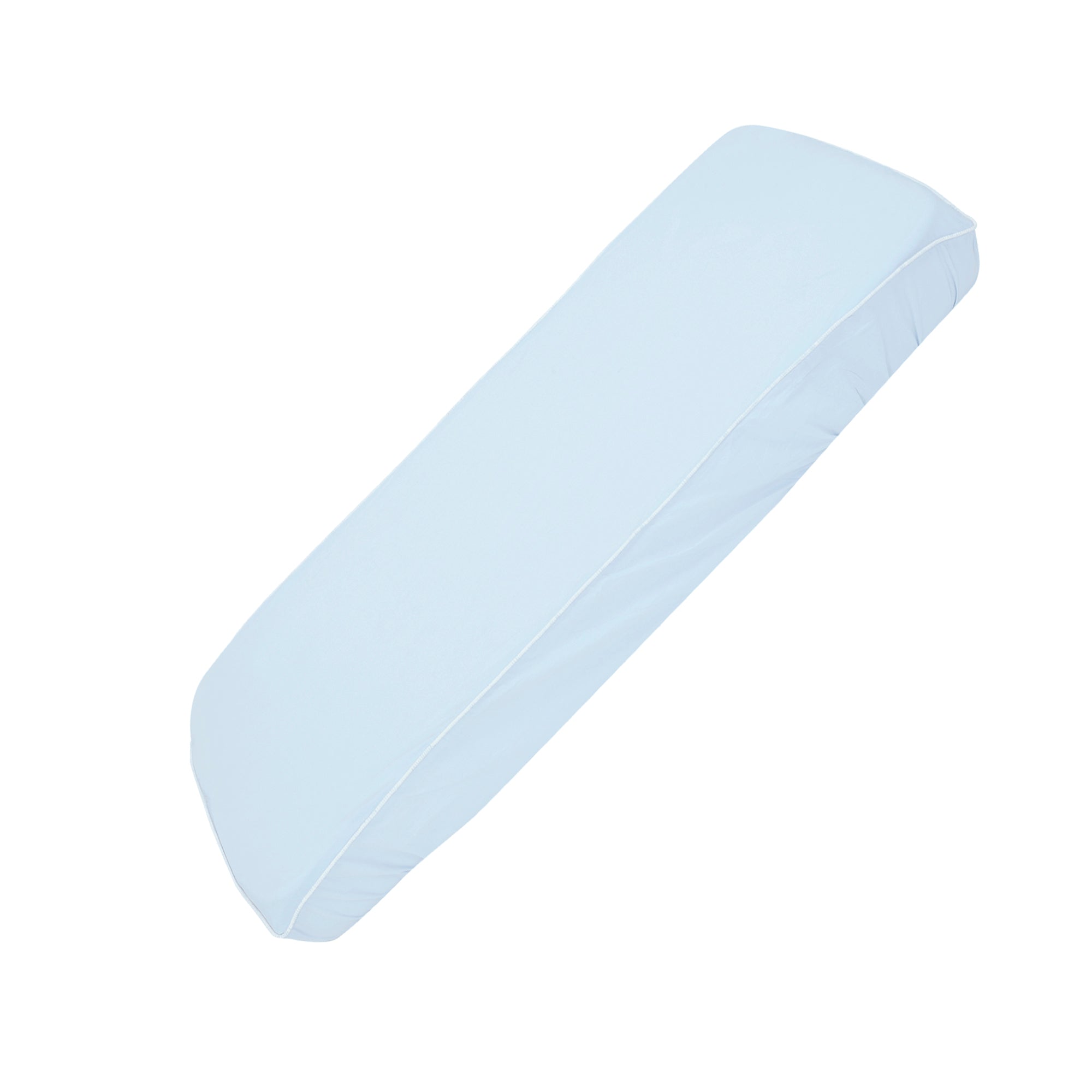 BABY BLUE FITTED CRIB SHEET - TULO BABY