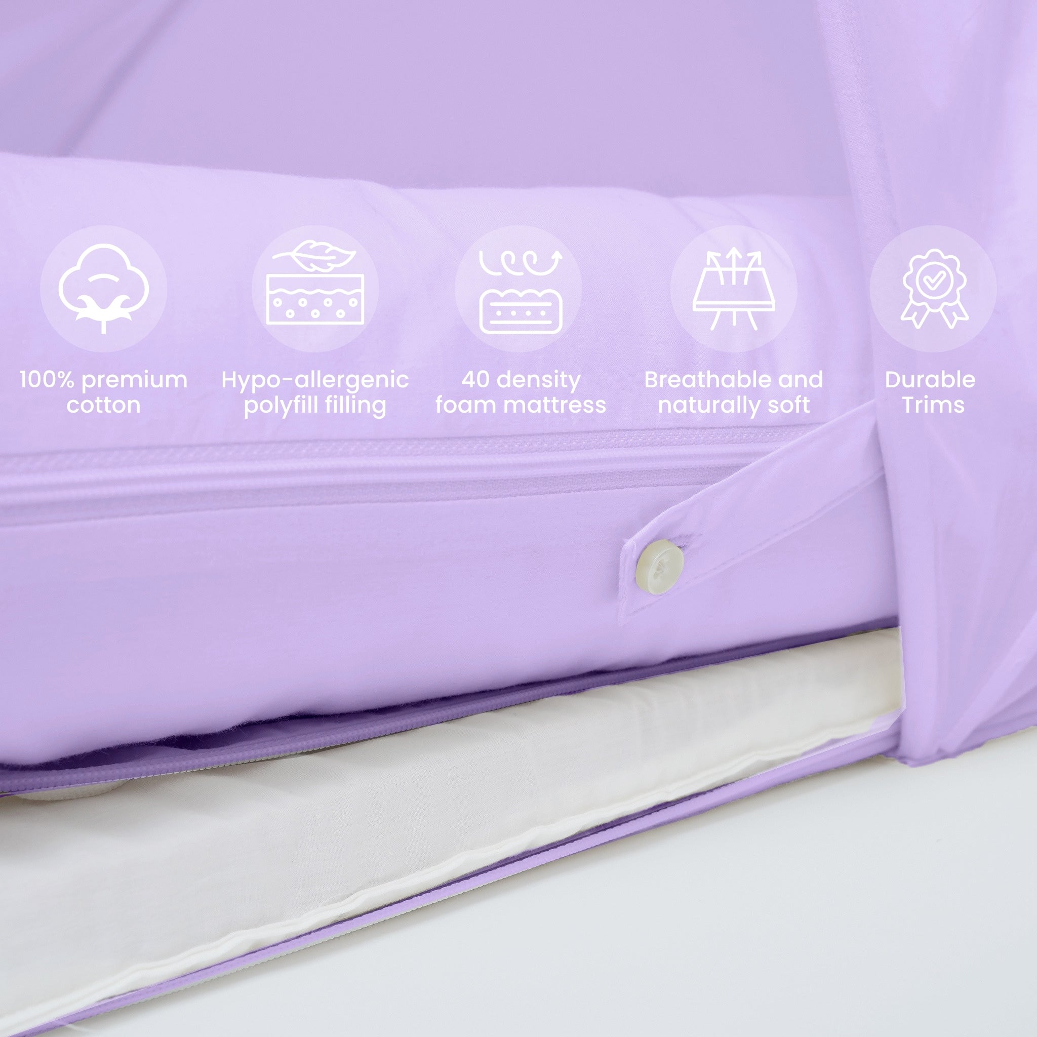 BABY NEST - LILAC NESTO PAD | TULO BABY