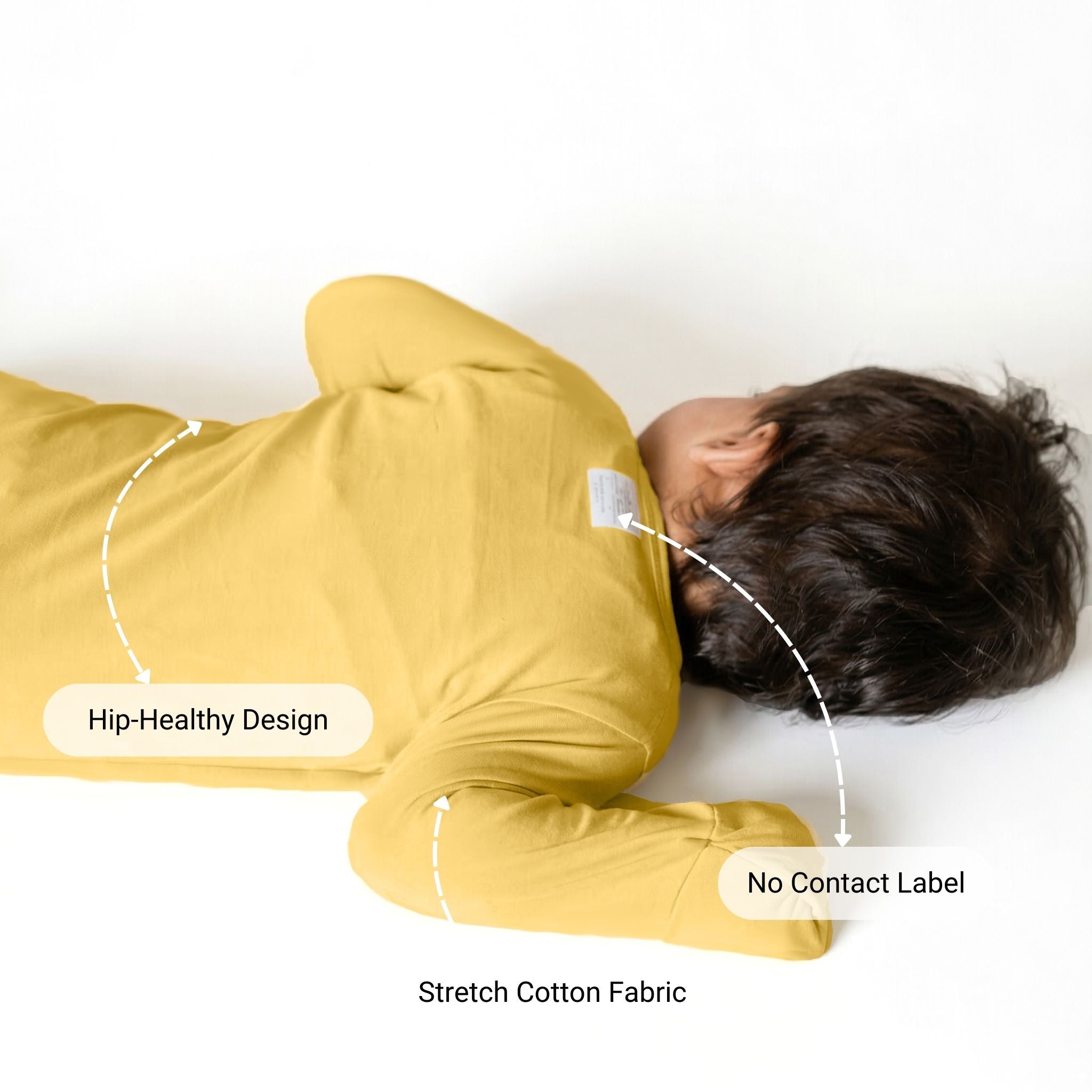 SLEEPSUIT (1.2 TOG) - YOLK YELLOW | TULO BABY