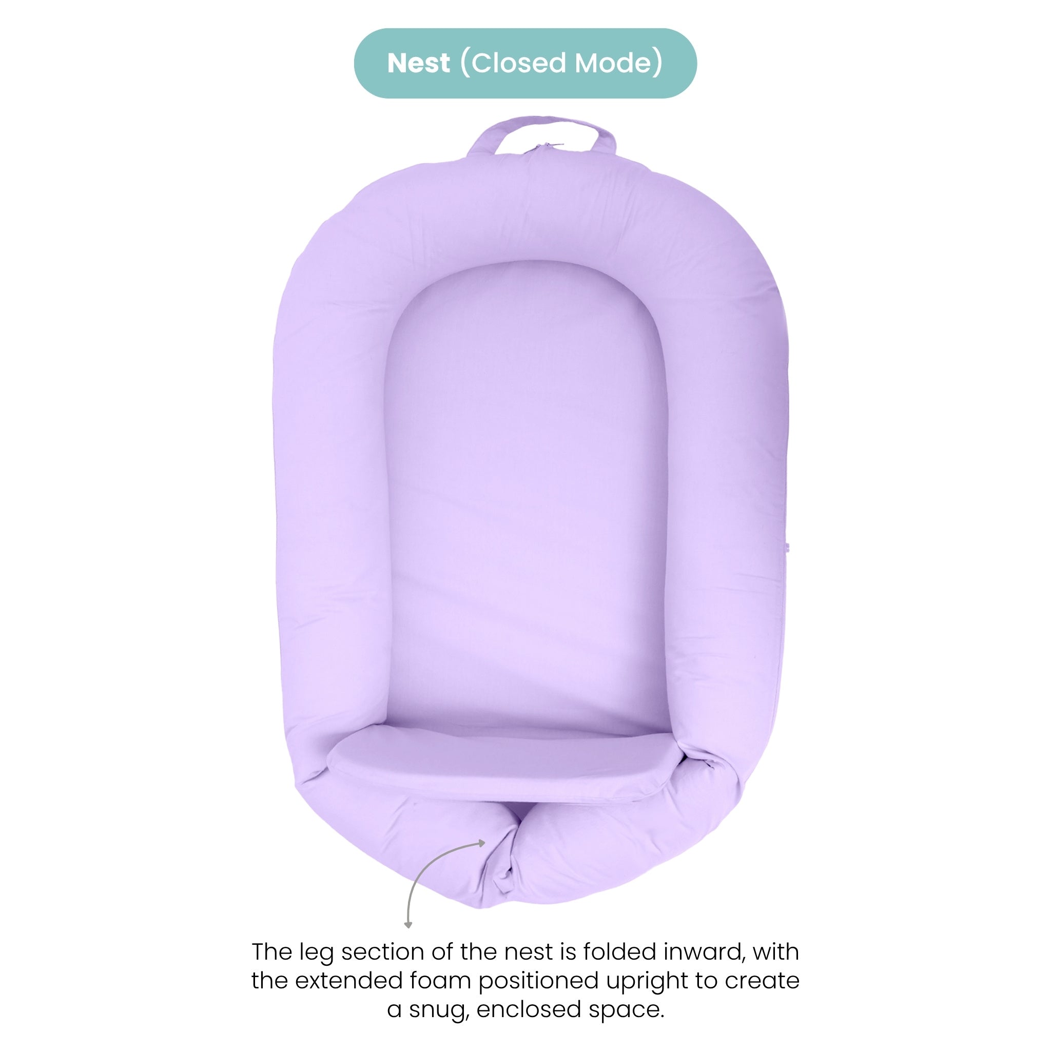 BABY NEST - LILAC NESTO PAD | TULO BABY