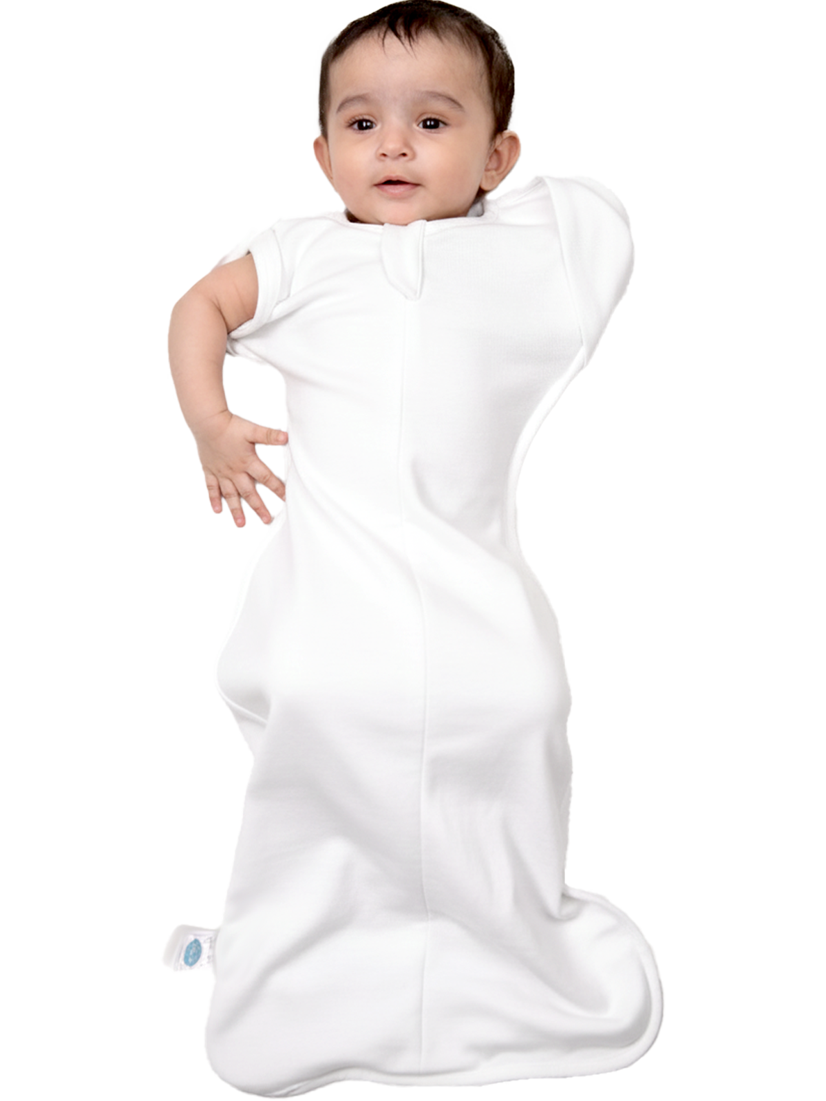 TRANSITIONAL POD SWADDLE FOR BABIES (0.6 TOG) - CREAM | TULO BABY