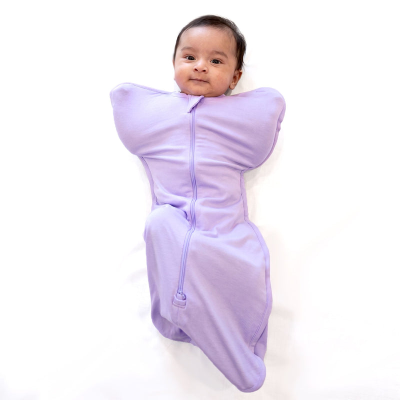 SLEEPING POD SWADDLE FOR BABIES (0.6 TOG) - LILAC  | TULO BABY