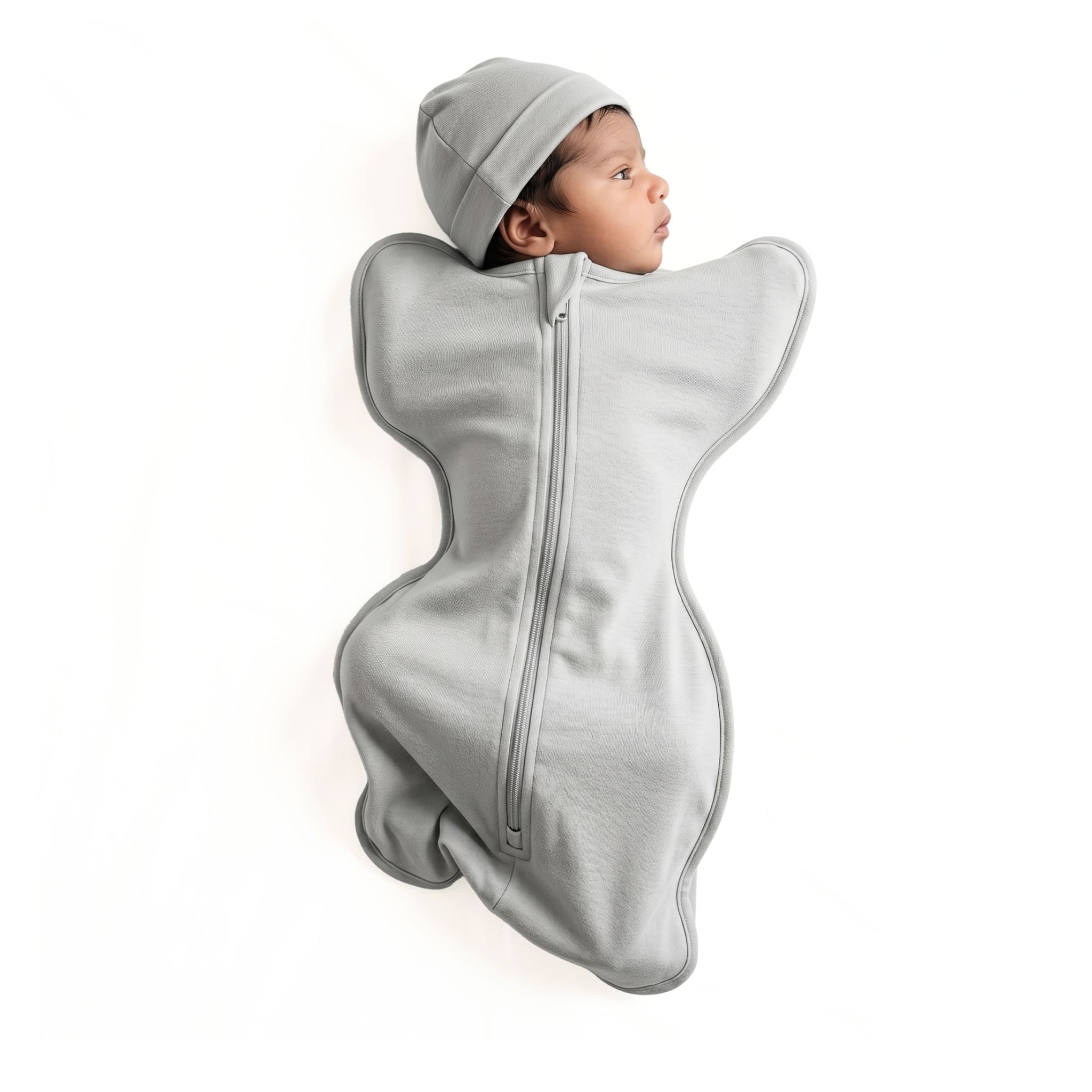 SLEEPING POD SWADDLE FOR BABIES (1.2 TOG) - SMOKY GREY | TULO BABY
