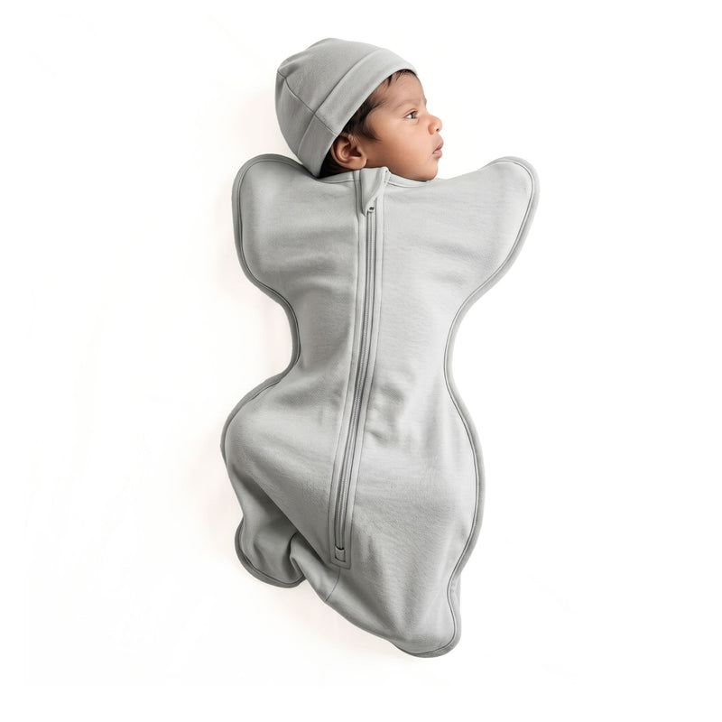SLEEPING POD SWADDLE FOR BABIES (1.2 TOG) - SMOKY GREY | TULO BABY