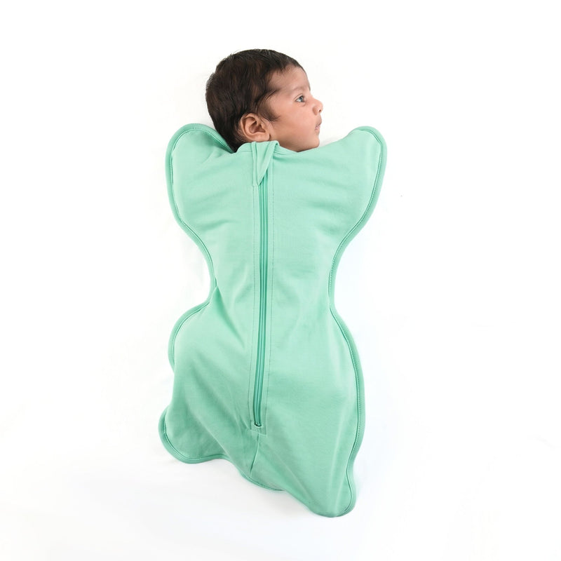 SLEEPING POD SWADDLE FOR BABIES (1.2 TOG) - SEA GREEN  | TULO BABY