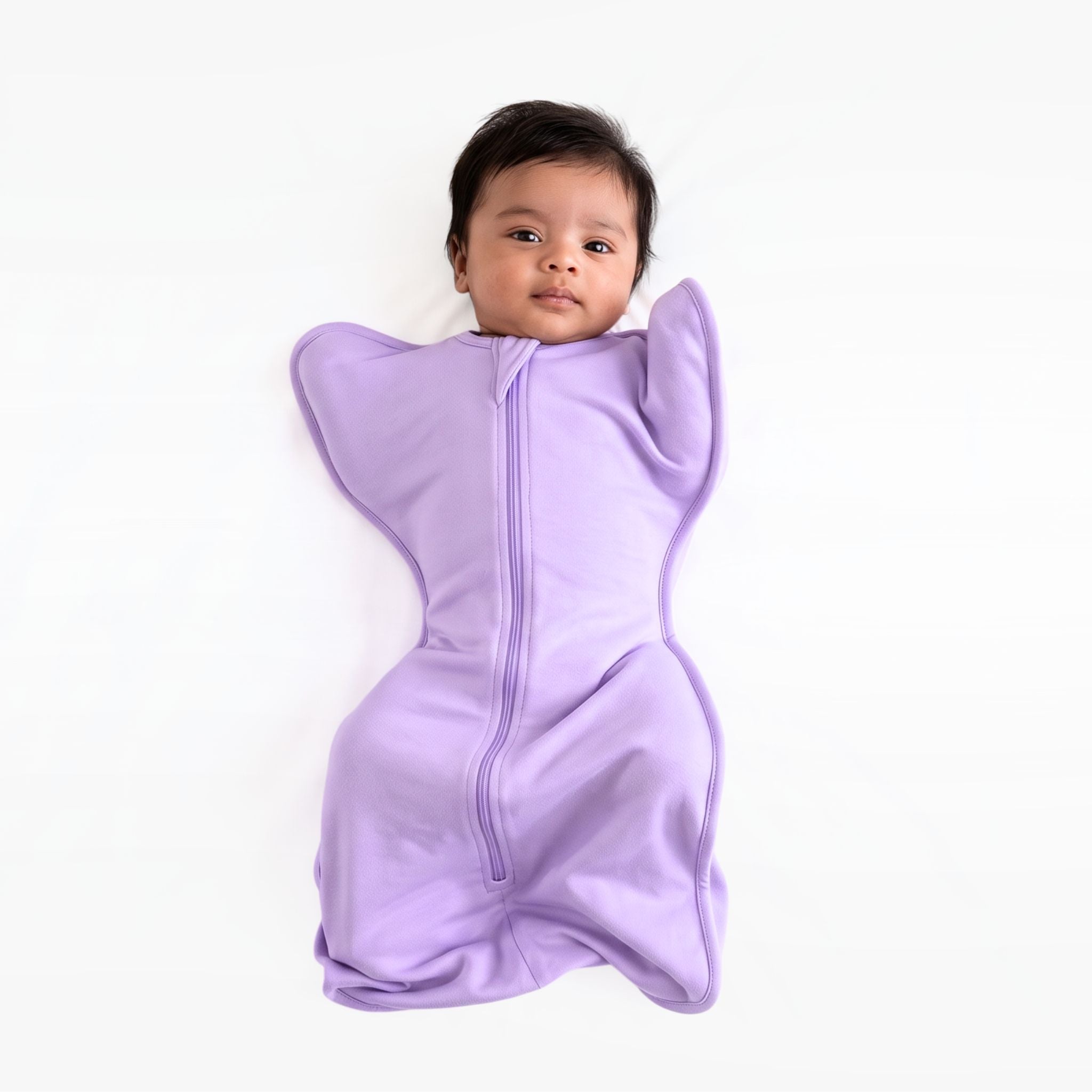 SLEEPING POD SWADDLE FOR BABIES (1.2 TOG) - LILAC  | TULO BABY