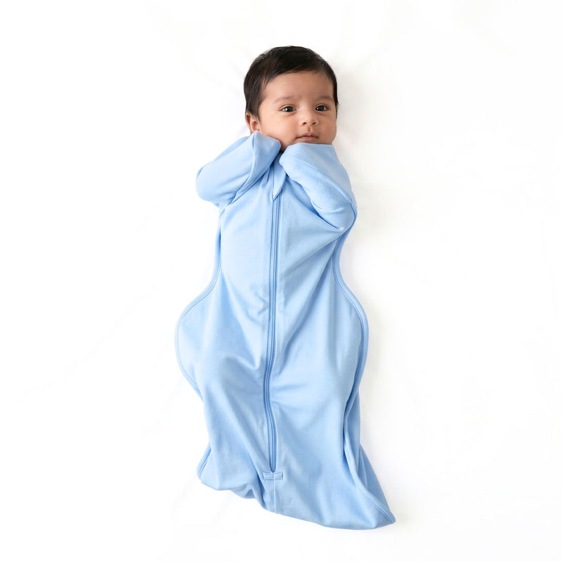 SLEEPING POD SWADDLE FOR BABIES (1.2 TOG) - DUSK BLUE  | TULO BABY