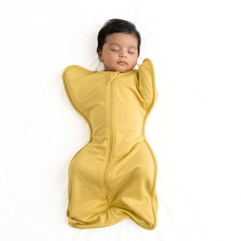 SLEEPING POD SWADDLE FOR BABIES (1.2 TOG) - YOLK YELLOW  | TULO BABY
