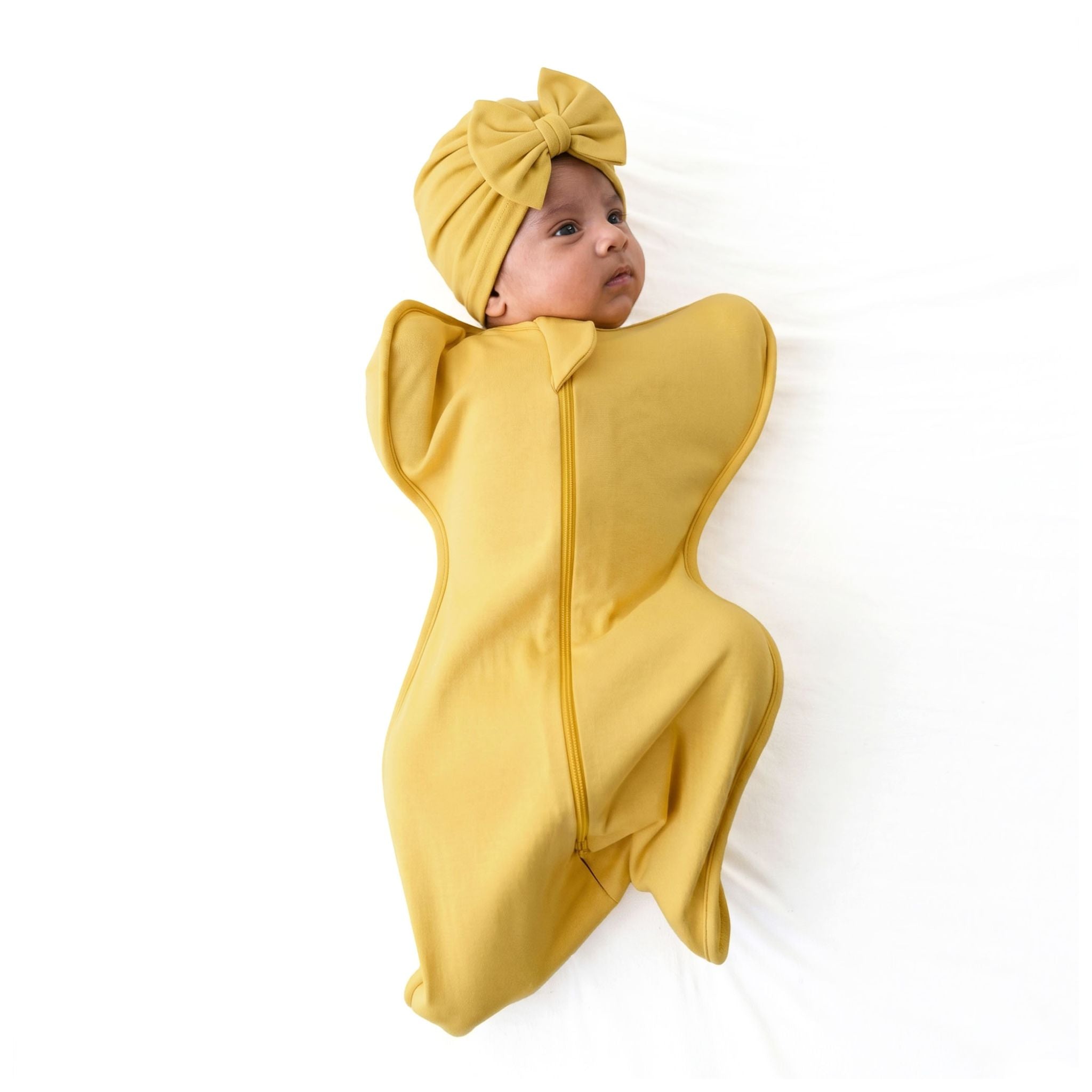 SLEEPING POD SWADDLE FOR BABIES (2.5 TOG) - YOLK YELLOW | TULO BABY