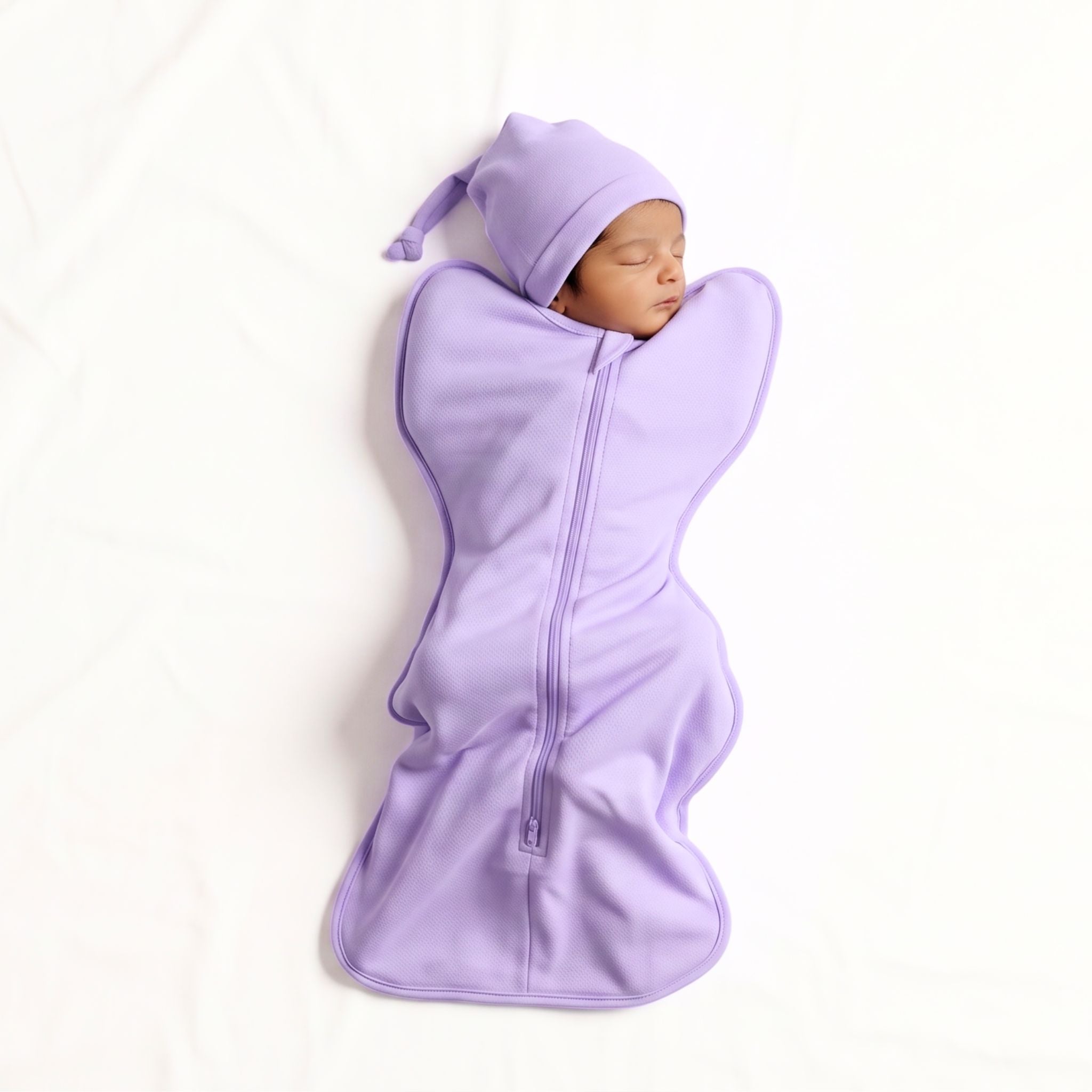 SLEEPING POD SWADDLE FOR BABIES (2.5 TOG) - LILAC | TULO BABY