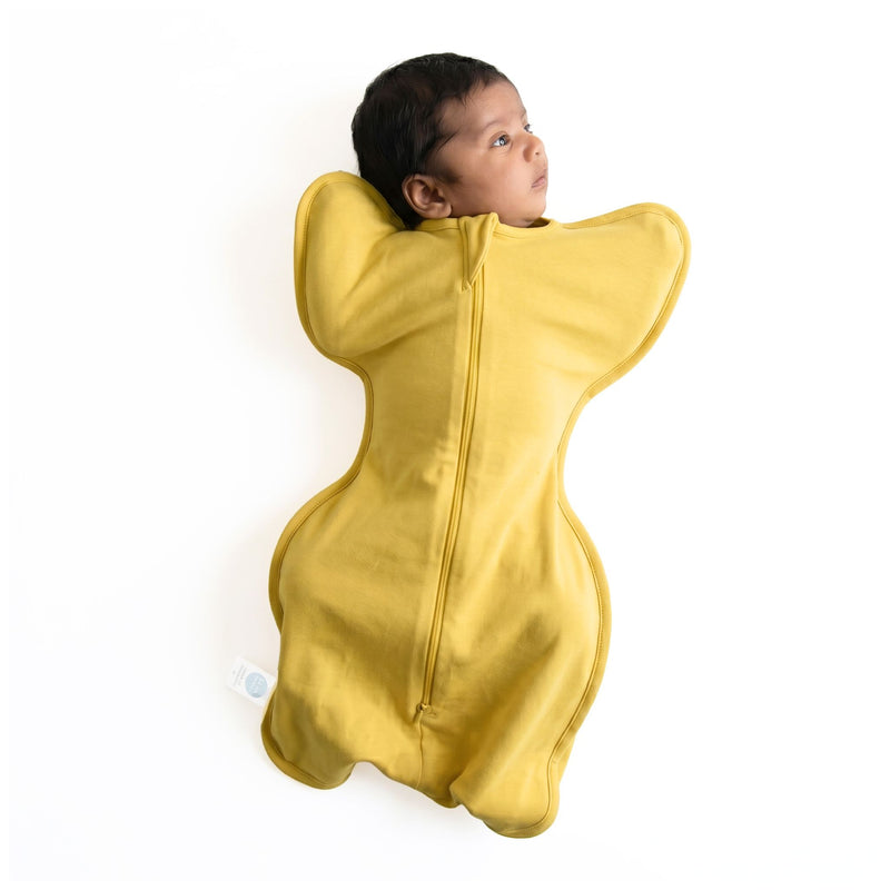 SLEEPING POD SWADDLE FOR BABIES (0.6 TOG) - YOLK YELLOW  | TULO BABY