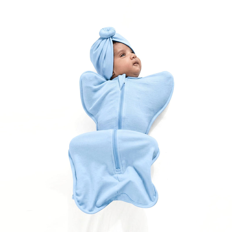 SLEEPING POD SWADDLE FOR BABIES (2.5 TOG) - DUSK BLUE | TULO BABY