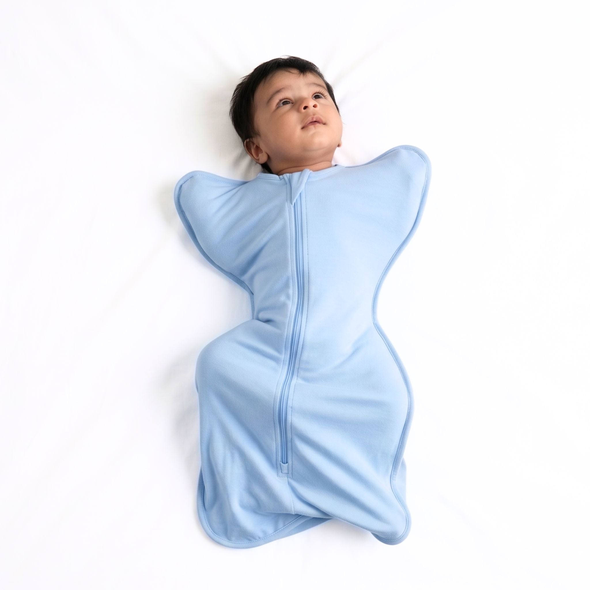 SLEEPING POD SWADDLE FOR BABIES (0.6 TOG) - DUSK BLUE | TULO BABY
