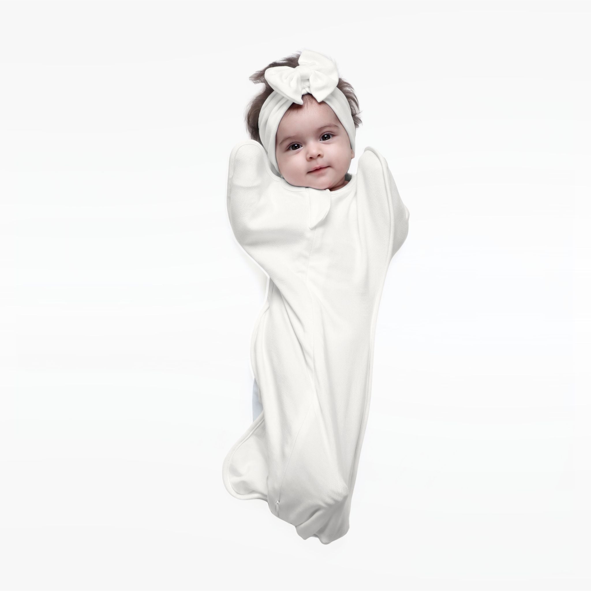 SLEEPING POD SWADDLE FOR BABIES (1.2 TOG) - CREAM  | TULO BABY