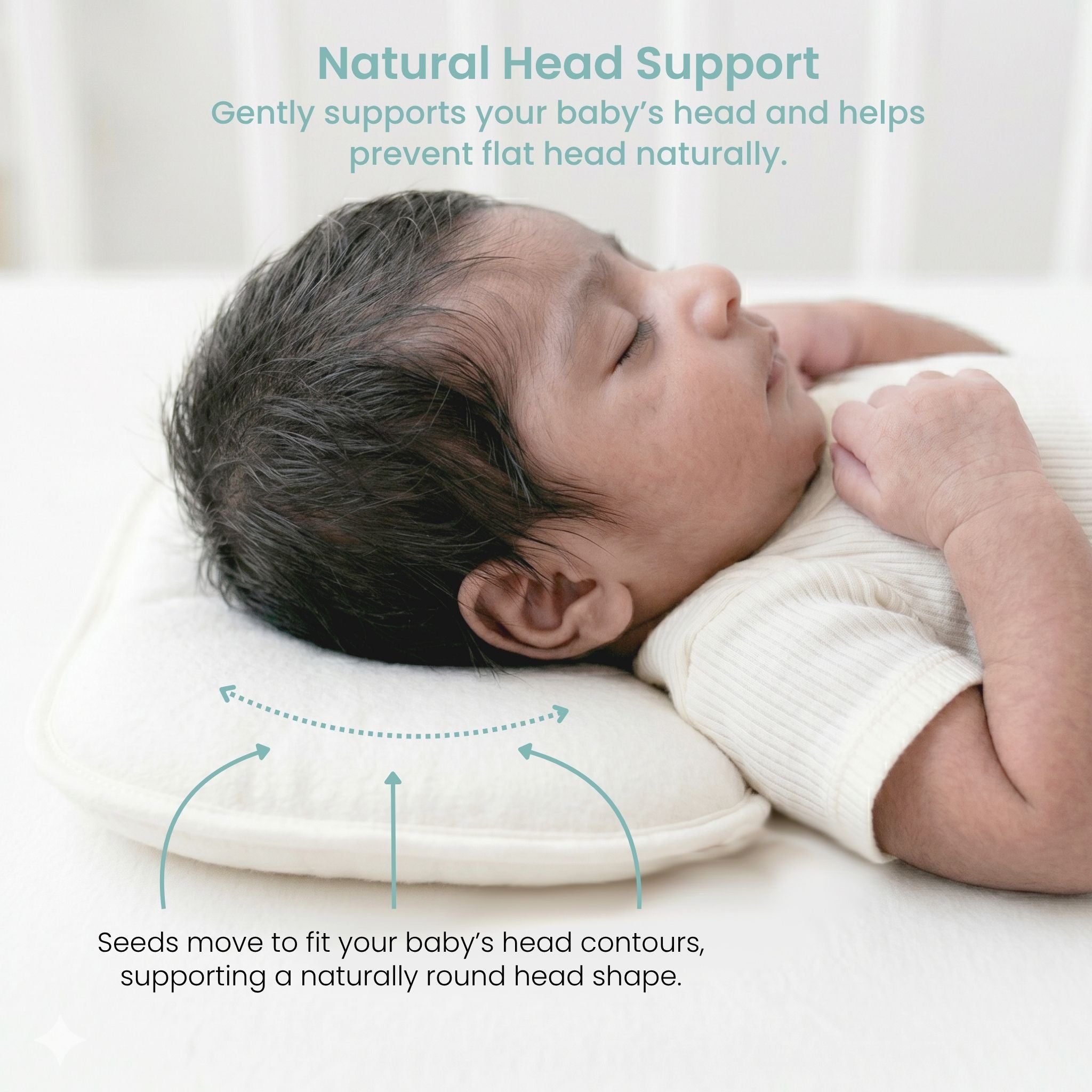 CREAM NESTO PAD MUSTARD PILLOW