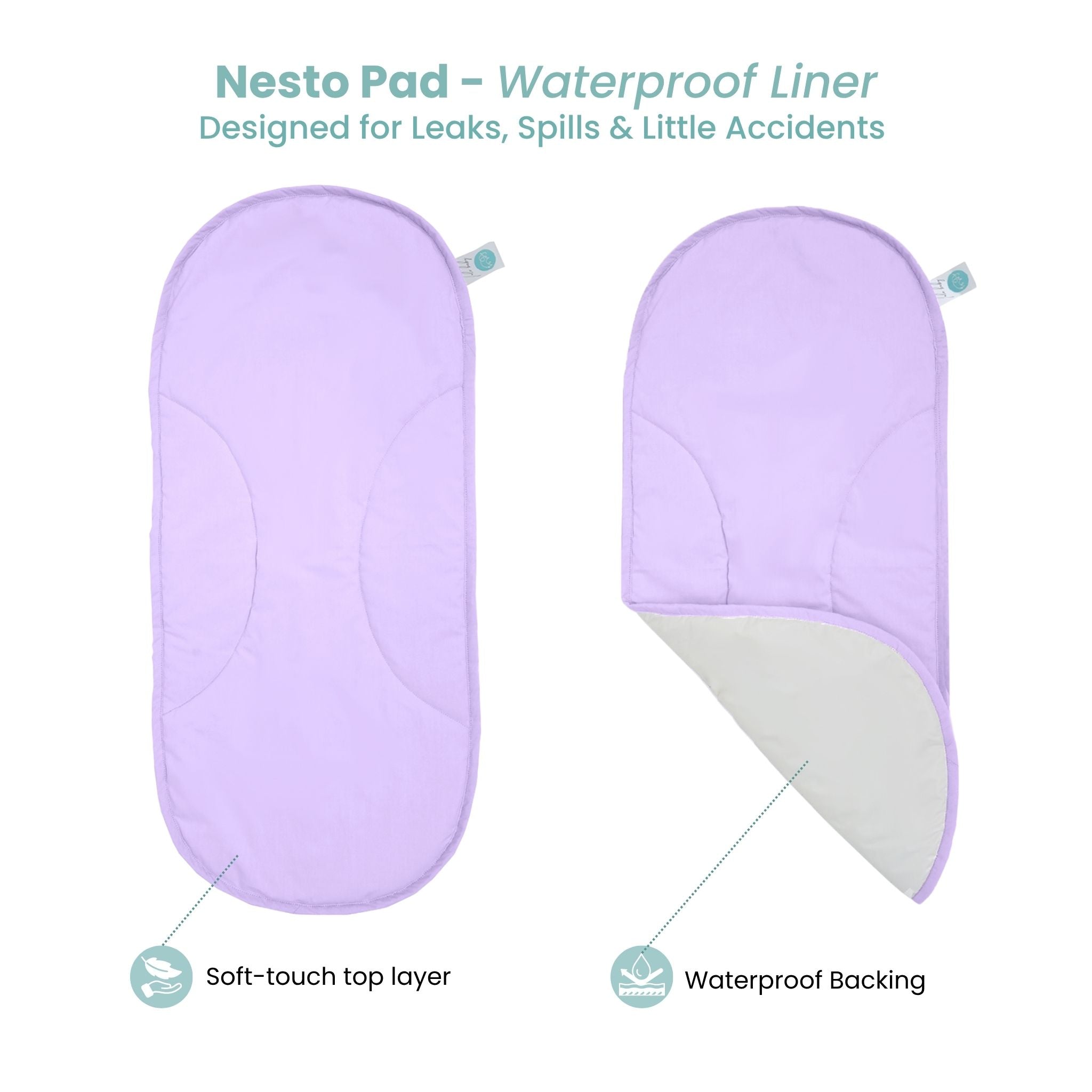BABY NEST SET - LILAC NESTO PAD SET | TULO BABY