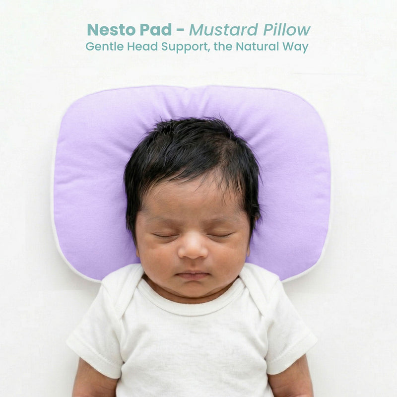 LILAC NESTO PAD MUSTARD PILLOW