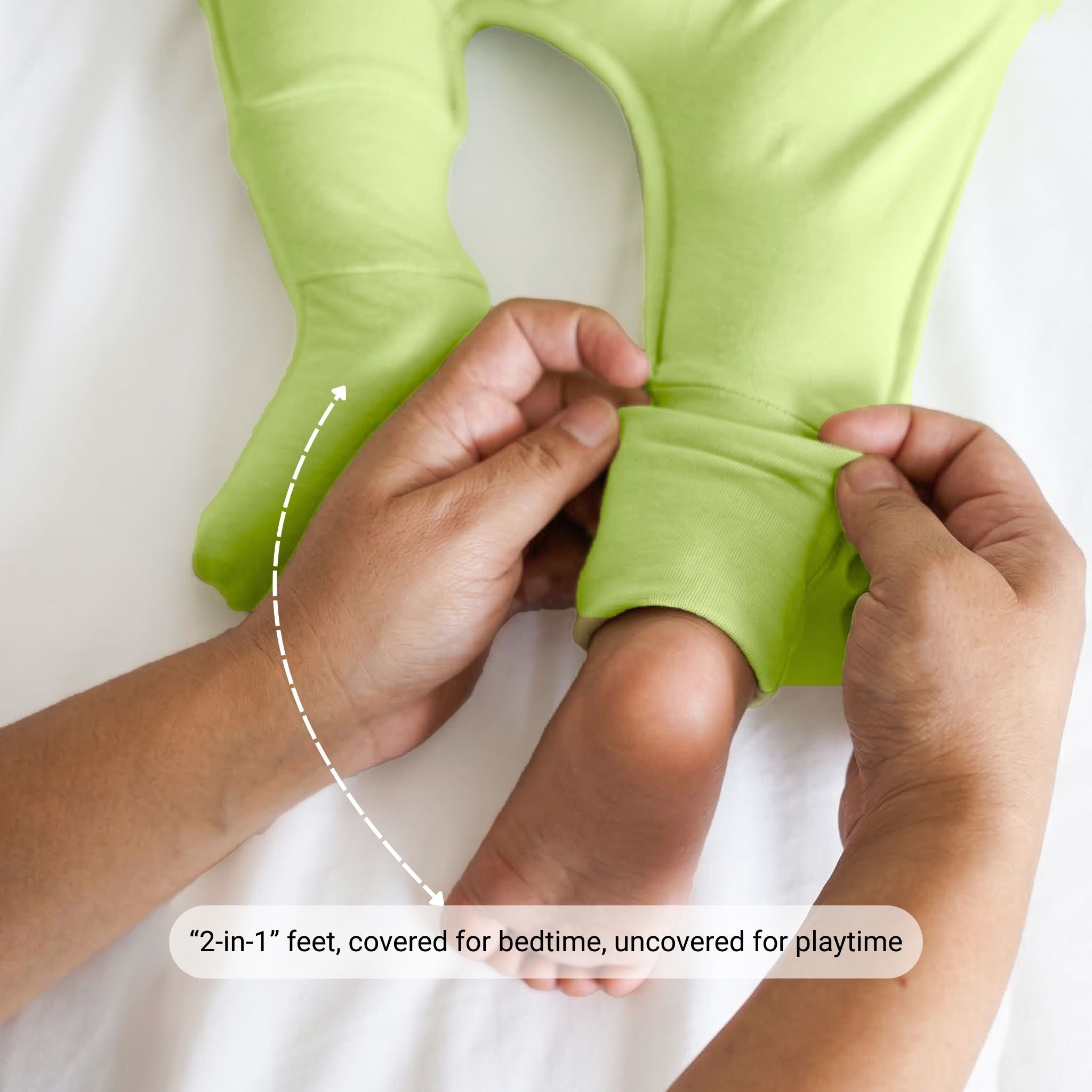 SLEEPSUIT (1.2 TOG) - SHADOW LIME | TULO BABY