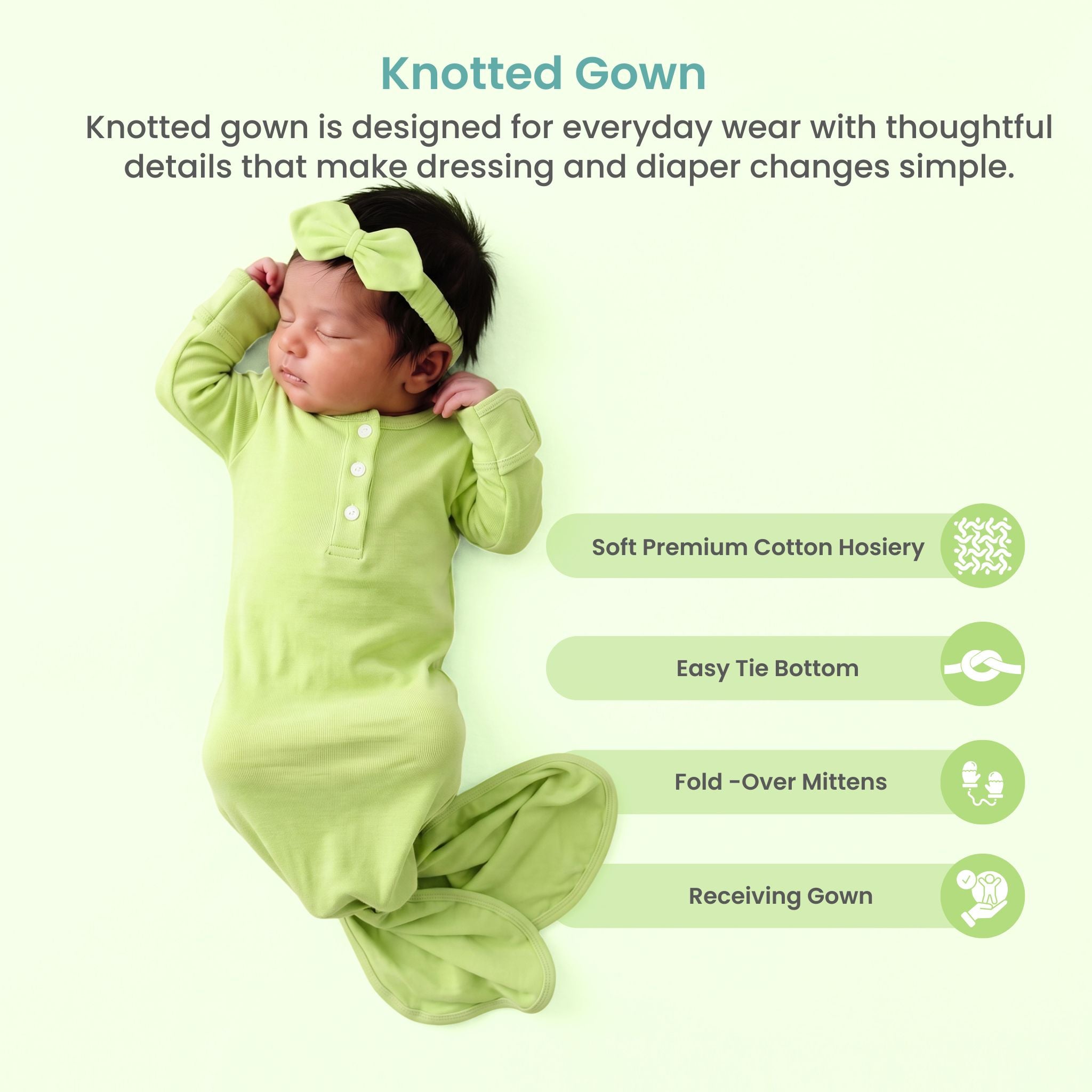 HELLO LITTLE ONE – SHADOW LIME | PREMIUM NEWBORN GIFT BOX | TULO BABY