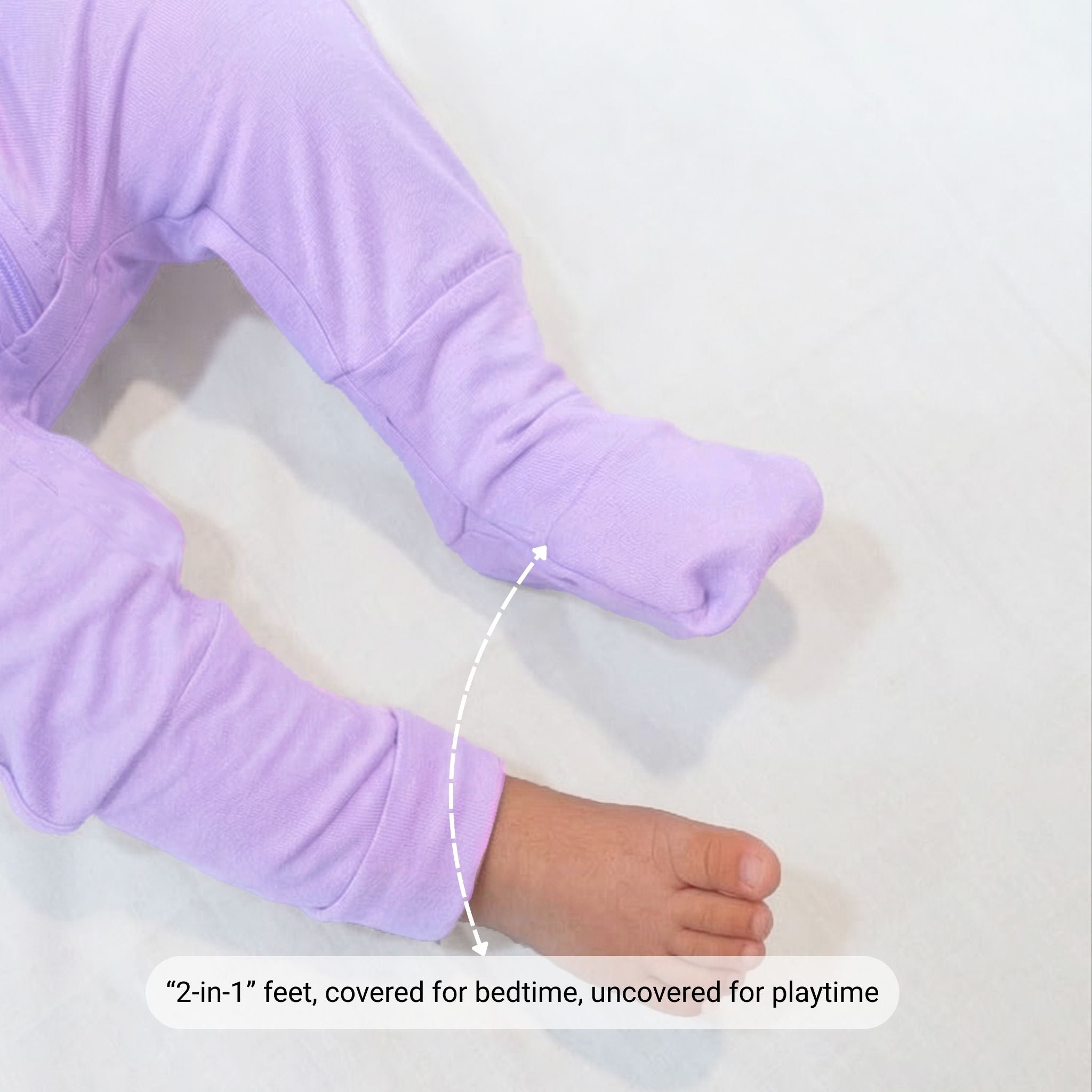 SLEEPSUIT (1.2 TOG) - LILAC | TULO BABY