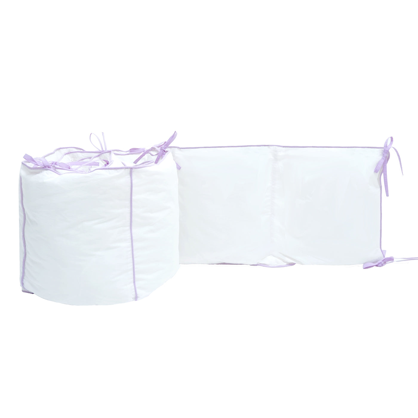 TULO BABY CRIB BUMPER – CREAMY LILAC