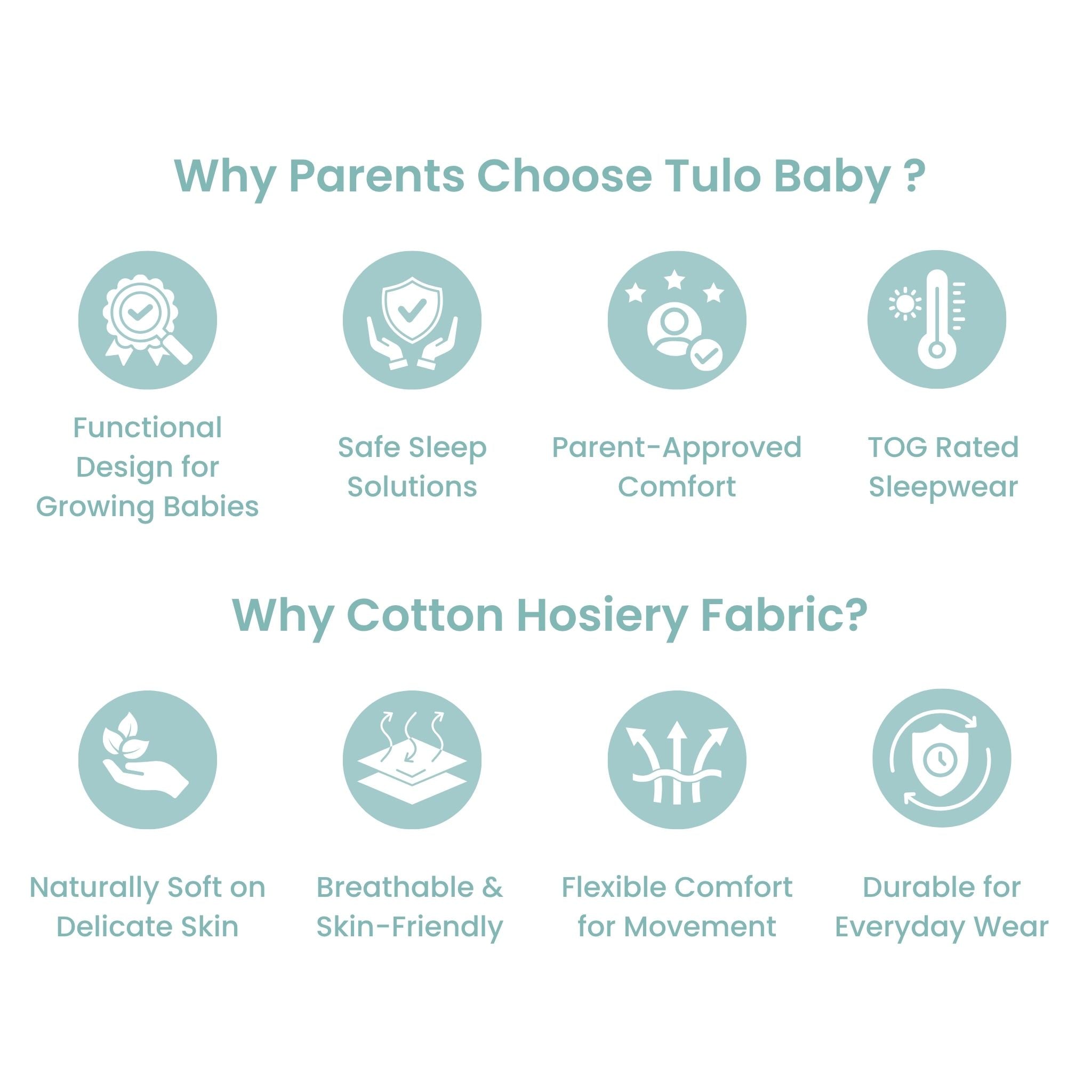 BABY SLEEPING BAG WITH FOOTIES AND SLEEVES (2.5 TOG) - SEA GREEN | TULO BABY