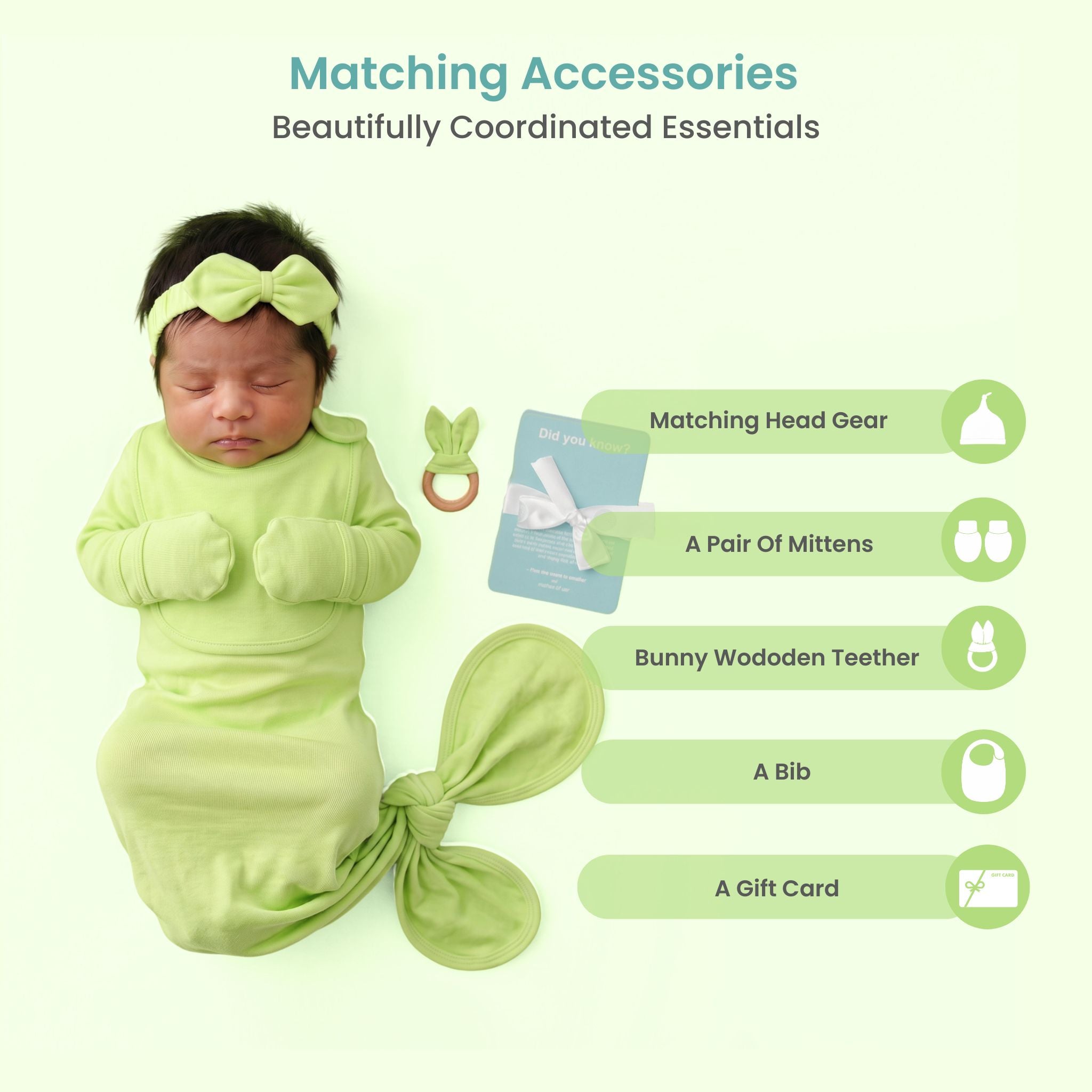 HELLO LITTLE ONE – SHADOW LIME | PREMIUM NEWBORN GIFT BOX | TULO BABY