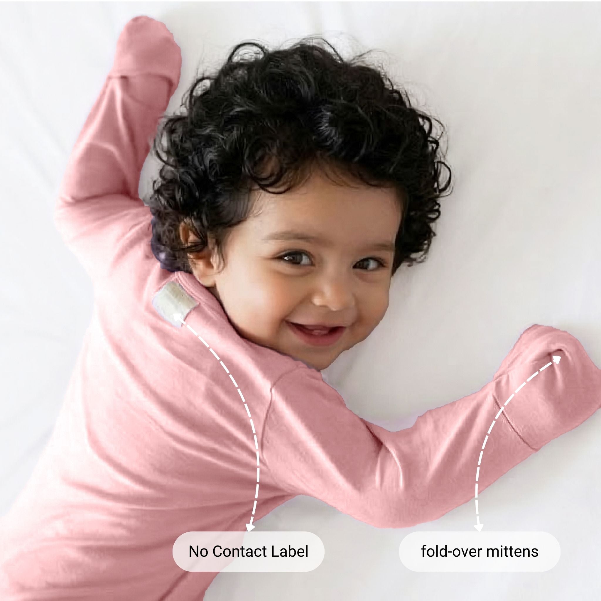 SLEEPSUIT (0.6 TOG) - DESSERT ROSE | TULO BABY