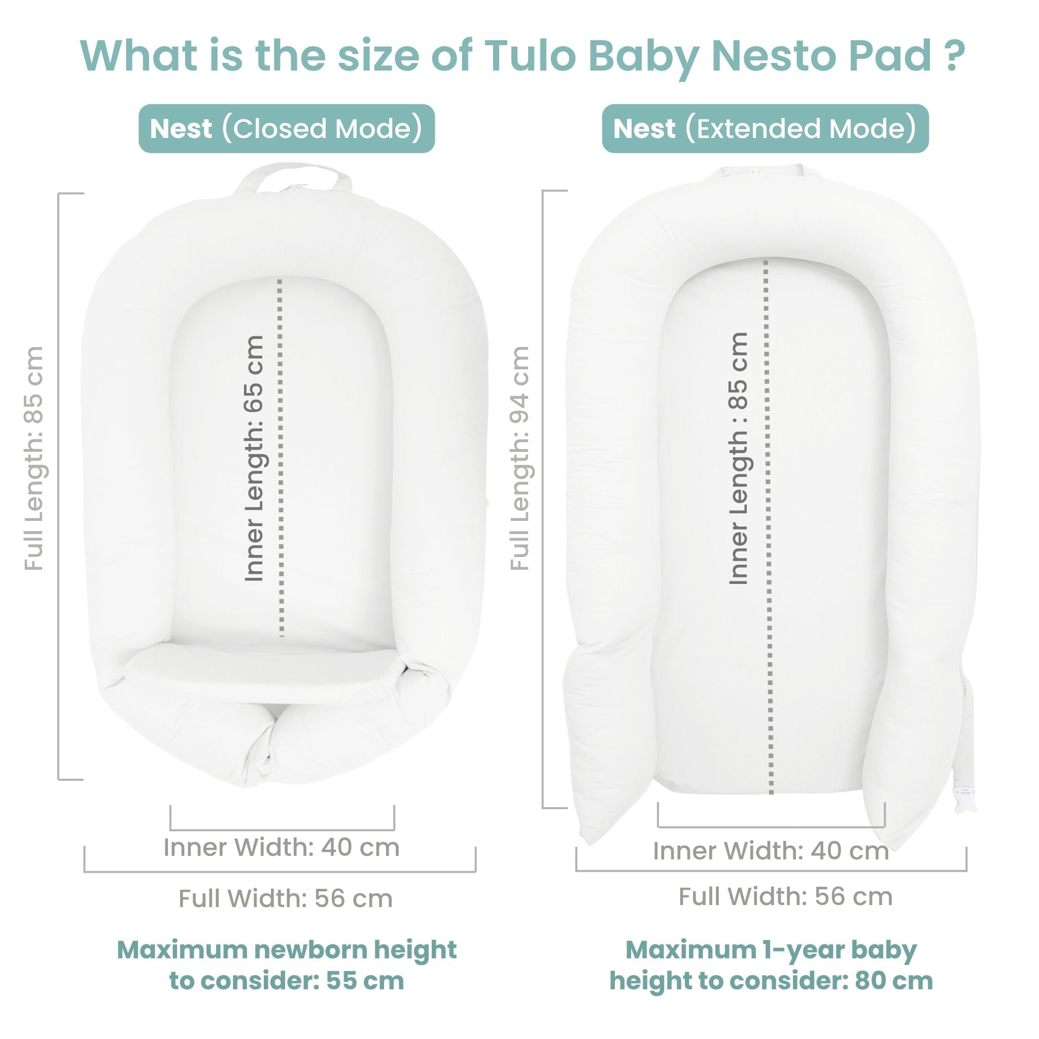BABY NEST SET - CREAM NESTO PAD SET | TULO BABY