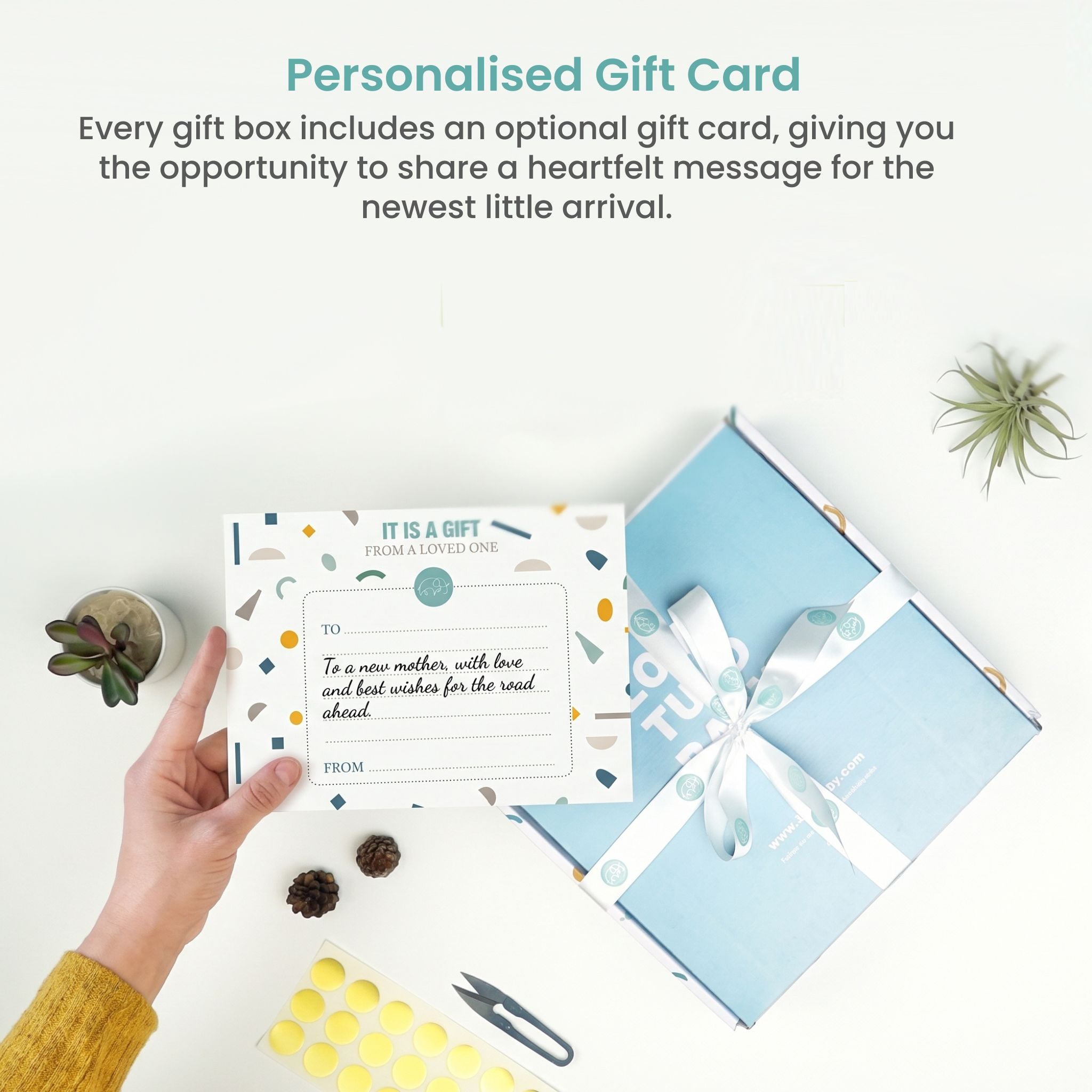 HELLO LITTLE ONE – SHADOW LIME | PREMIUM NEWBORN GIFT BOX | TULO BABY