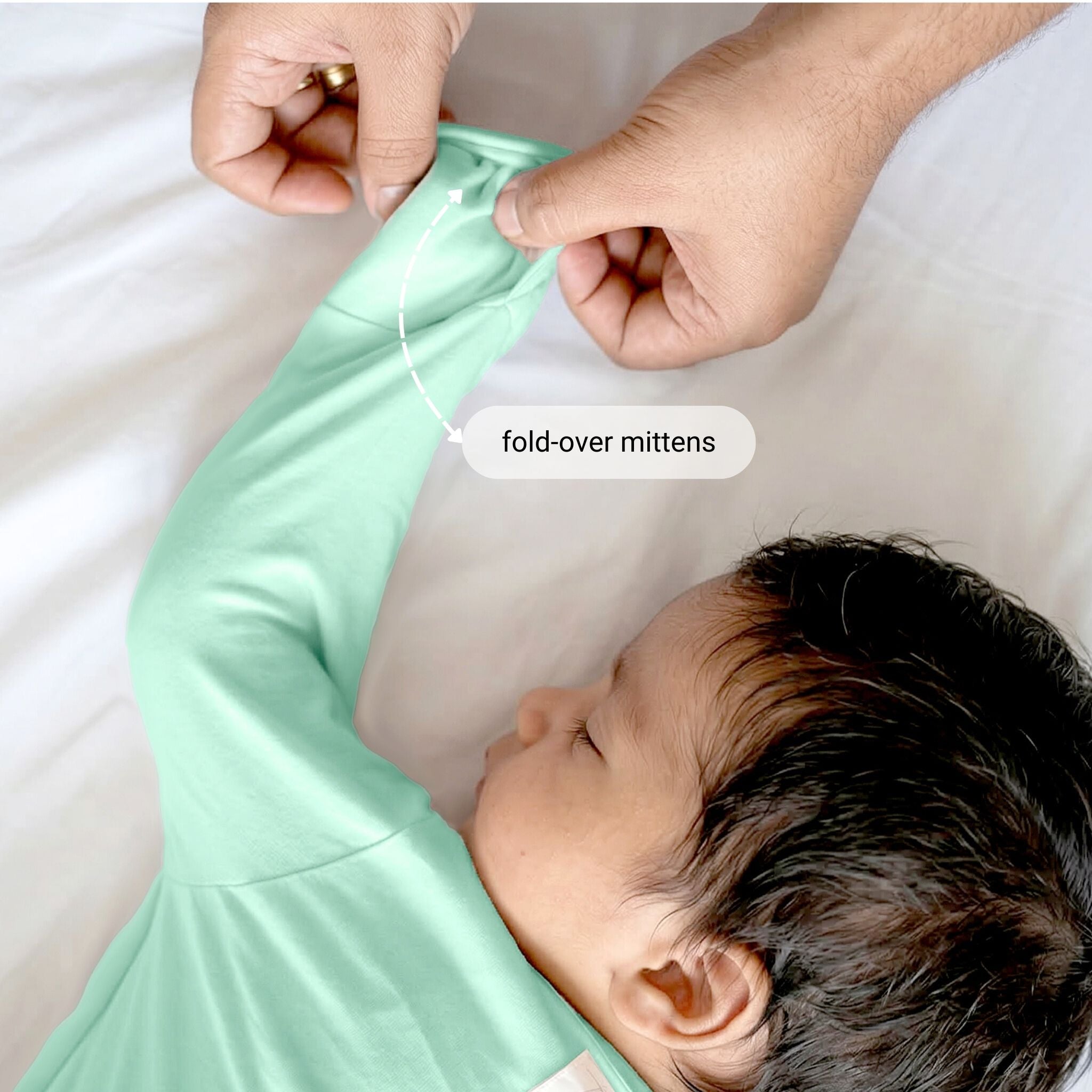 SLEEPSUIT (1.2 TOG) - SEA GREEN | TULO BABY