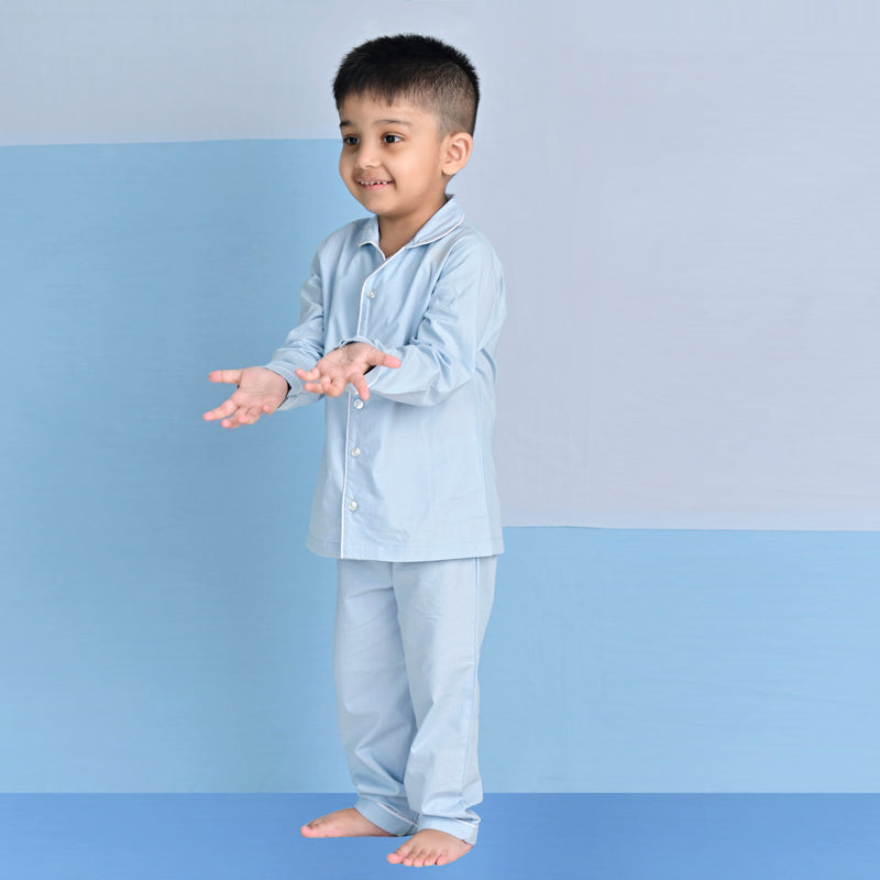 BABY BLUE NIGHT SUIT