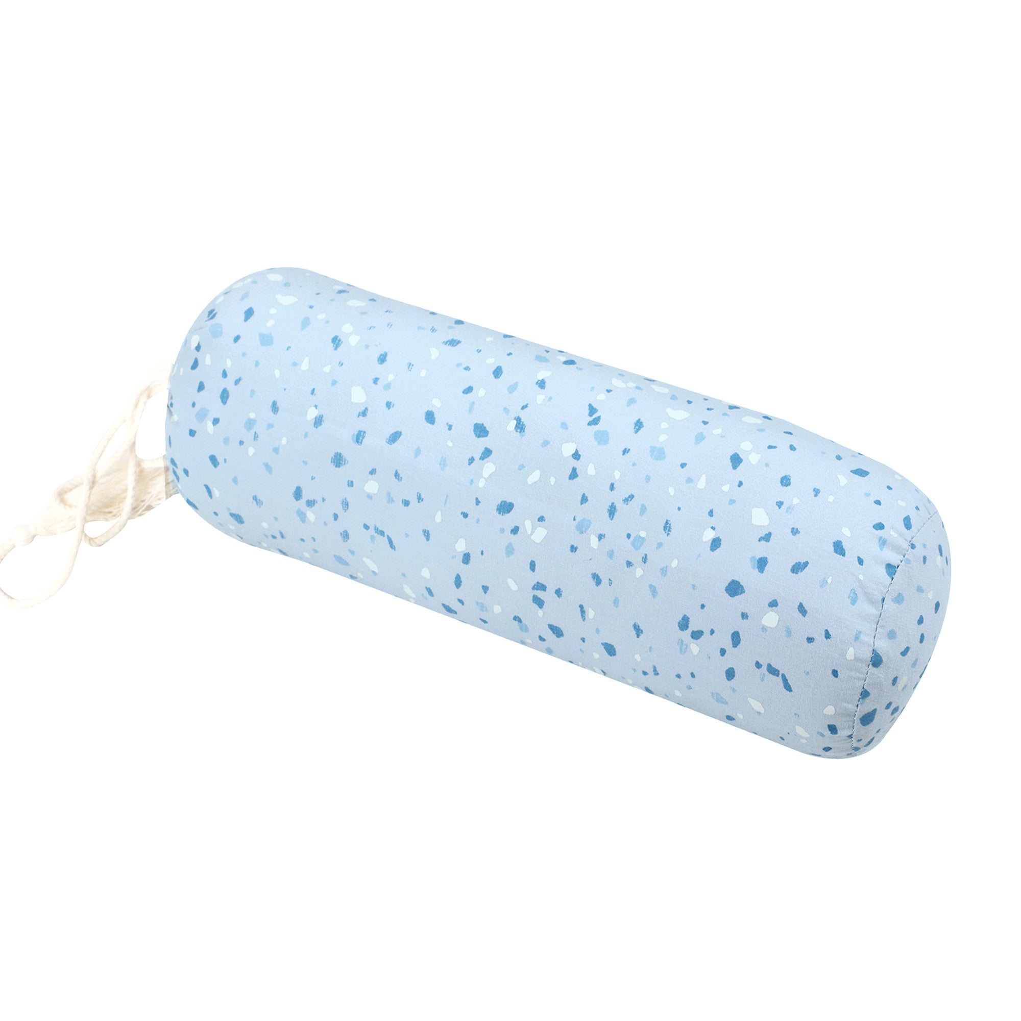 BABY BLUE TERRAZZO BOLSTER