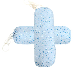 BABY BLUE TERRAZZO BOLSTER