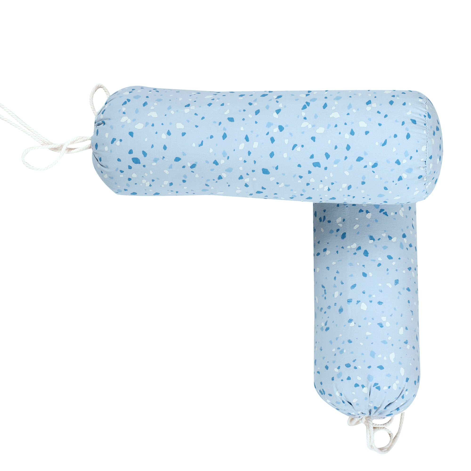 BABY BLUE TERRAZZO BOLSTER