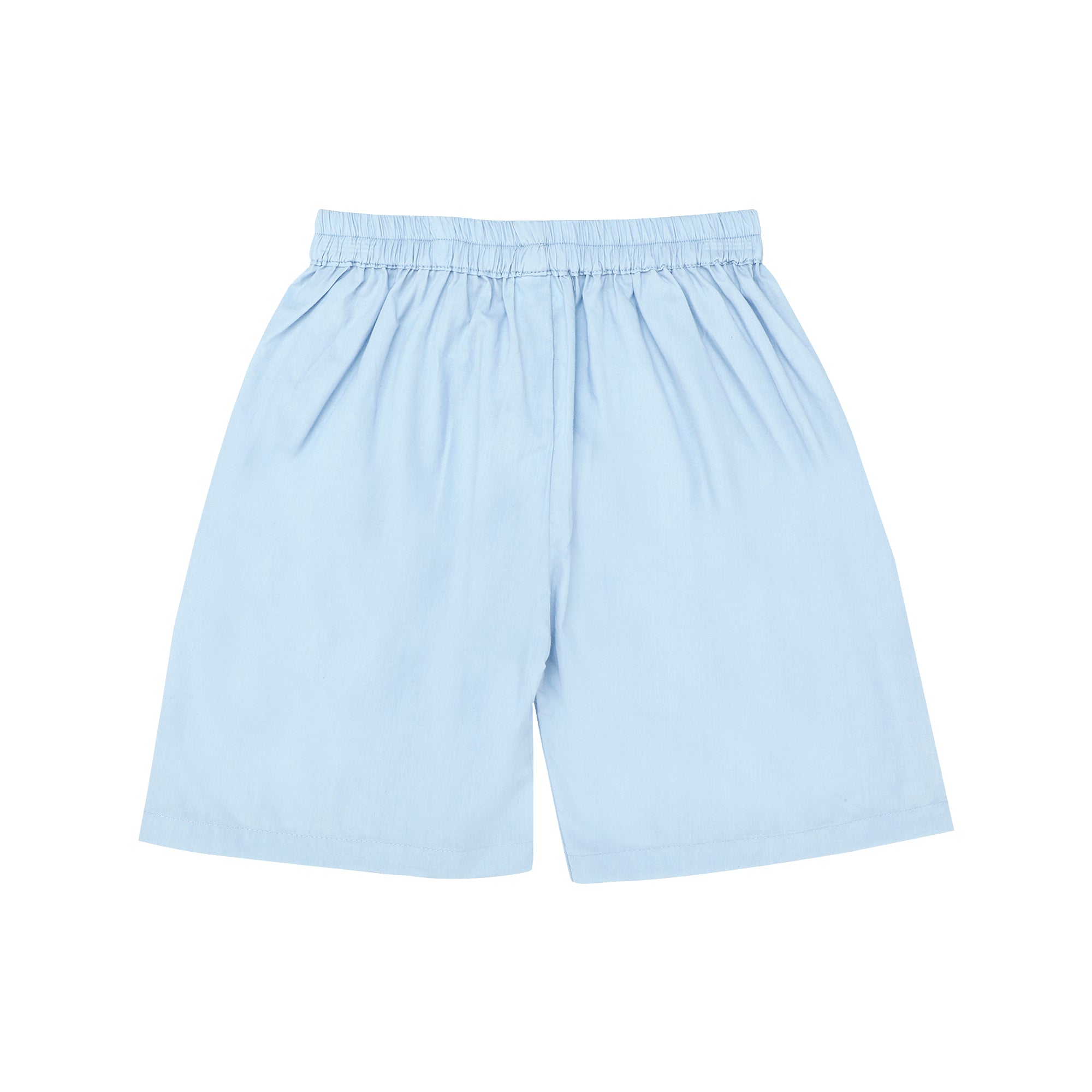 BABY BLUE TERRAZZO SHIRT AND SHORTS SET