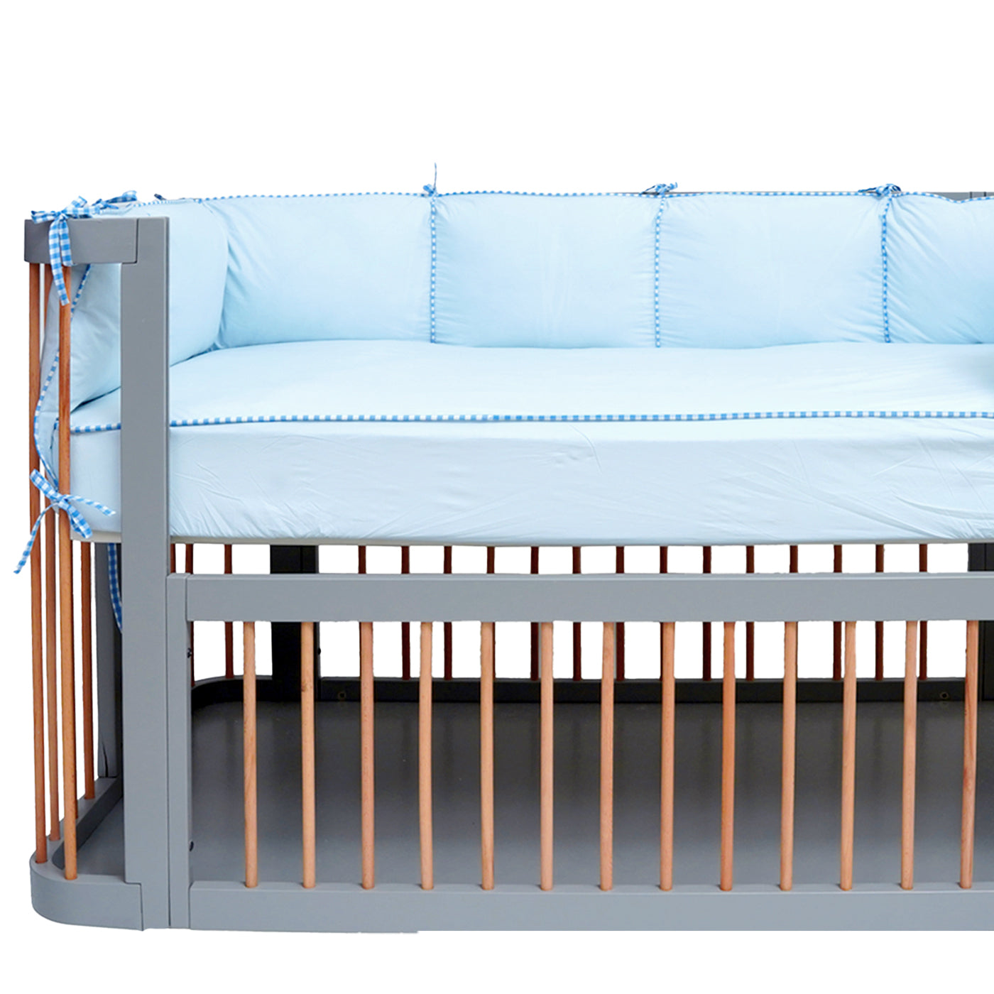 TULO BABY CRIB BUMPER – BABY BLUE