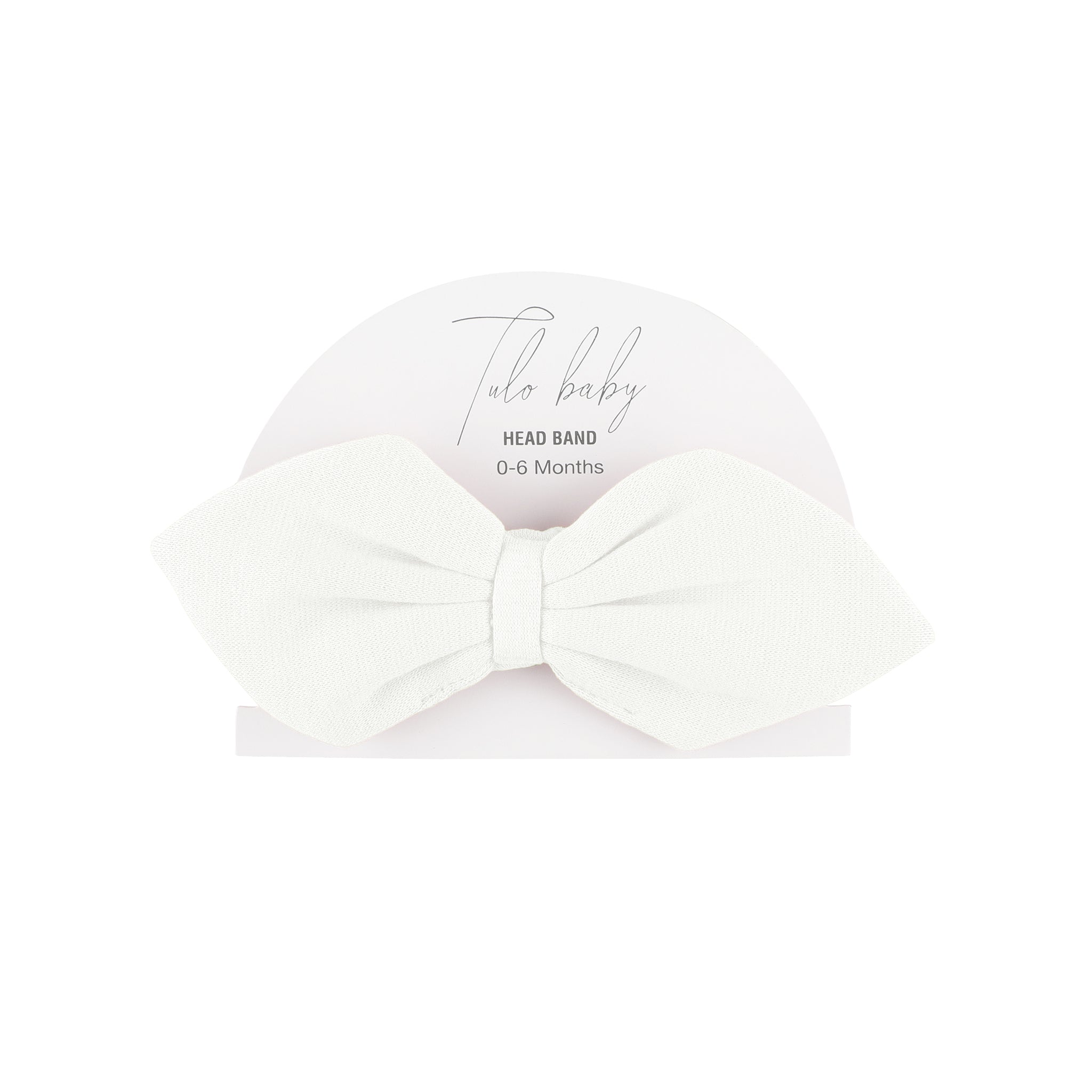 CREAM BOW HEADBAND