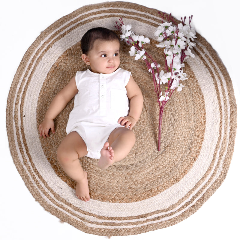CREAM COTTON ONESIE