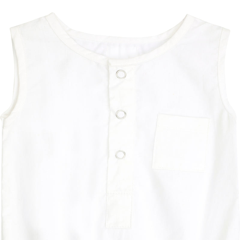 CREAM COTTON ONESIE