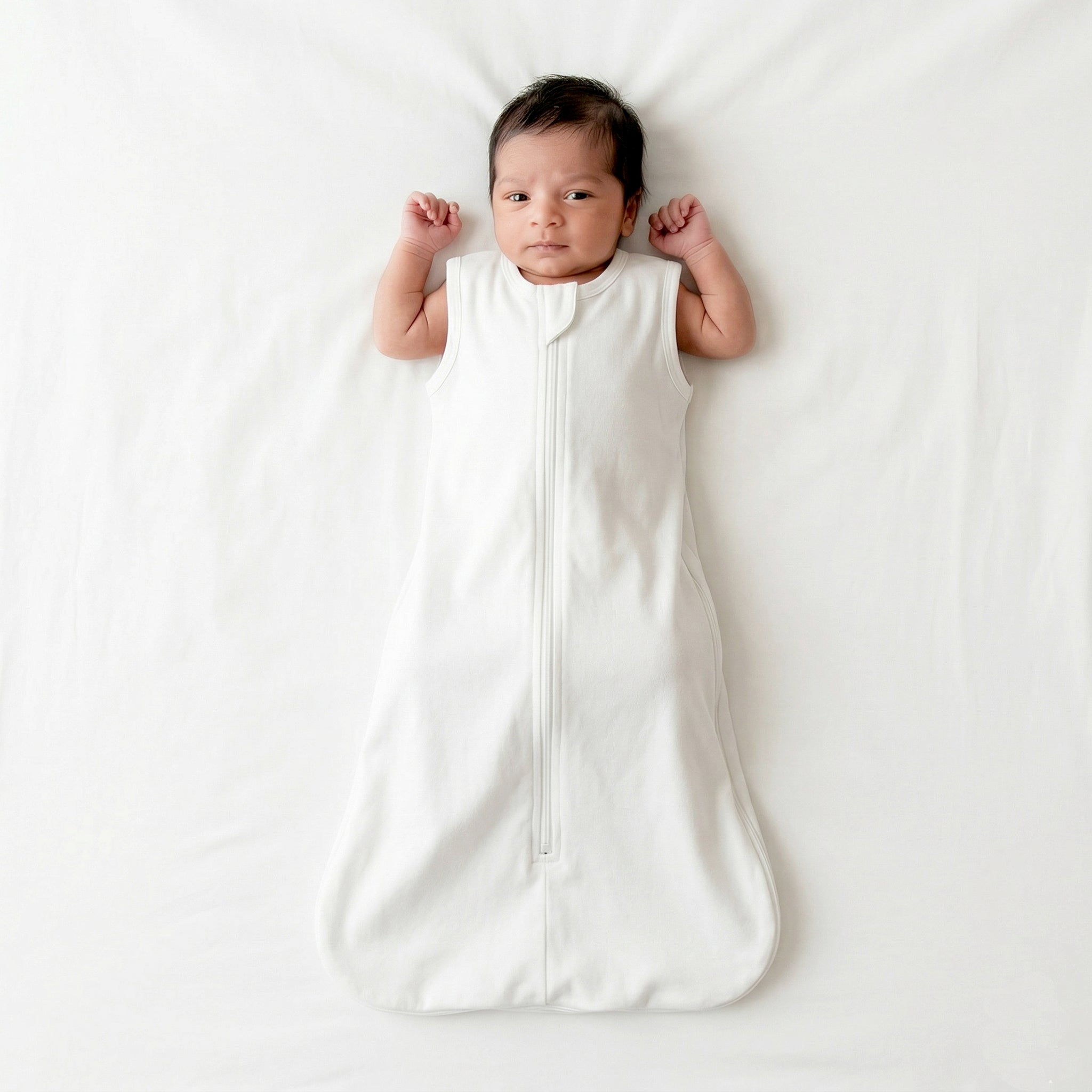 BABY SLEEPING BAG (0.6 TOG) - CREAM | TULO BABY