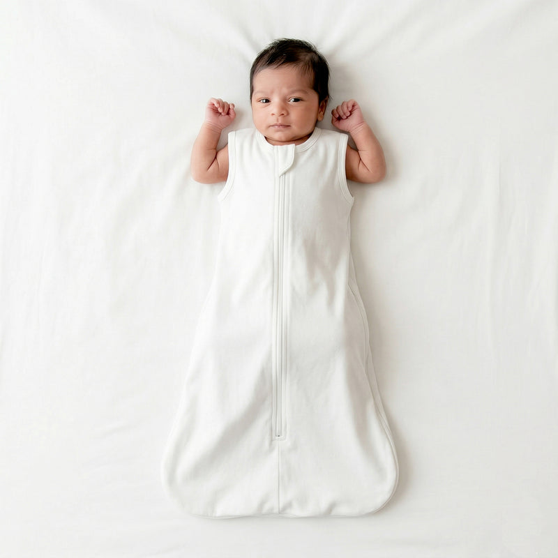 BABY SLEEPING BAG (0.6 TOG) - CREAM | TULO BABY