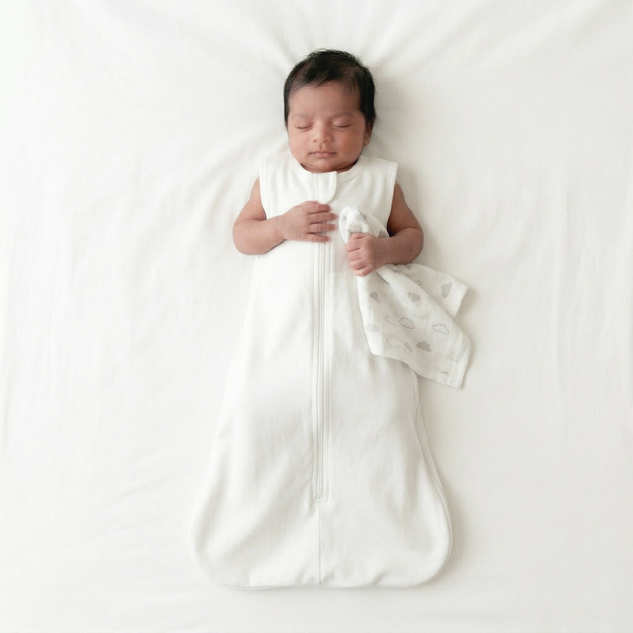 BABY SLEEPING BAG (0.6 TOG) - CREAM | TULO BABY
