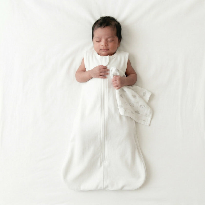 BABY SLEEPING BAG (0.6 TOG) - CREAM | TULO BABY