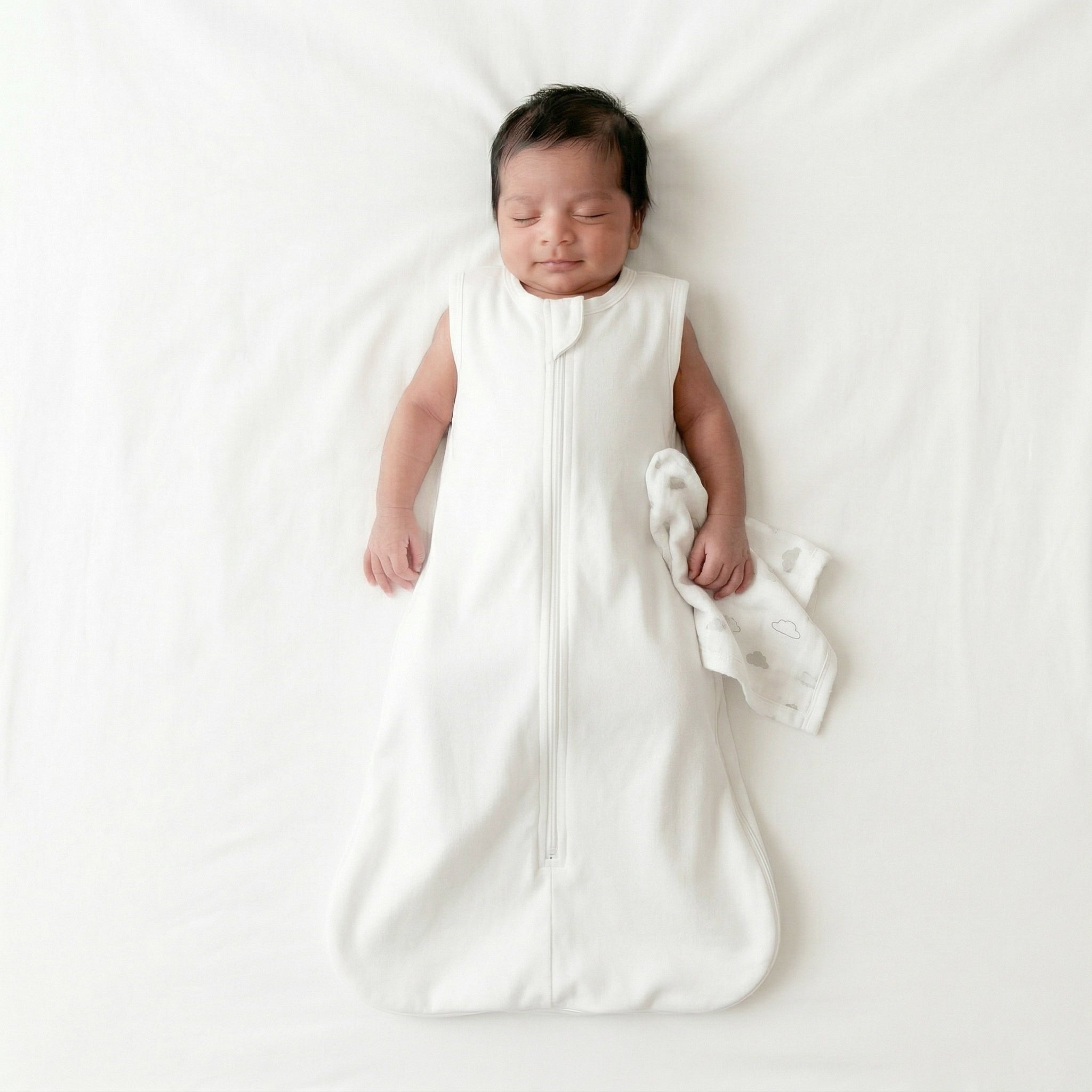 BABY SLEEPING BAG (0.6 TOG) - CREAM | TULO BABY