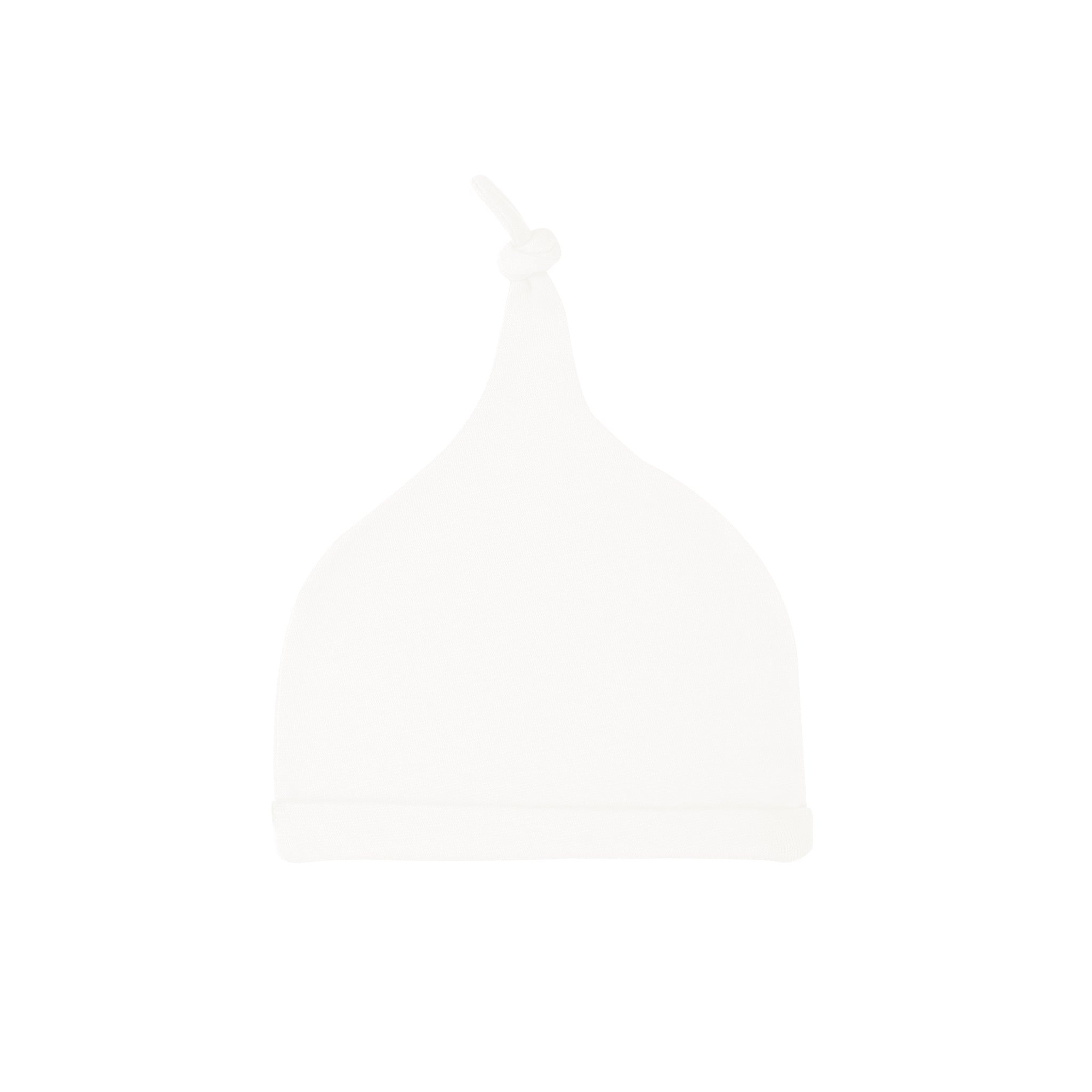 CREAM KNOTTED BEANIE