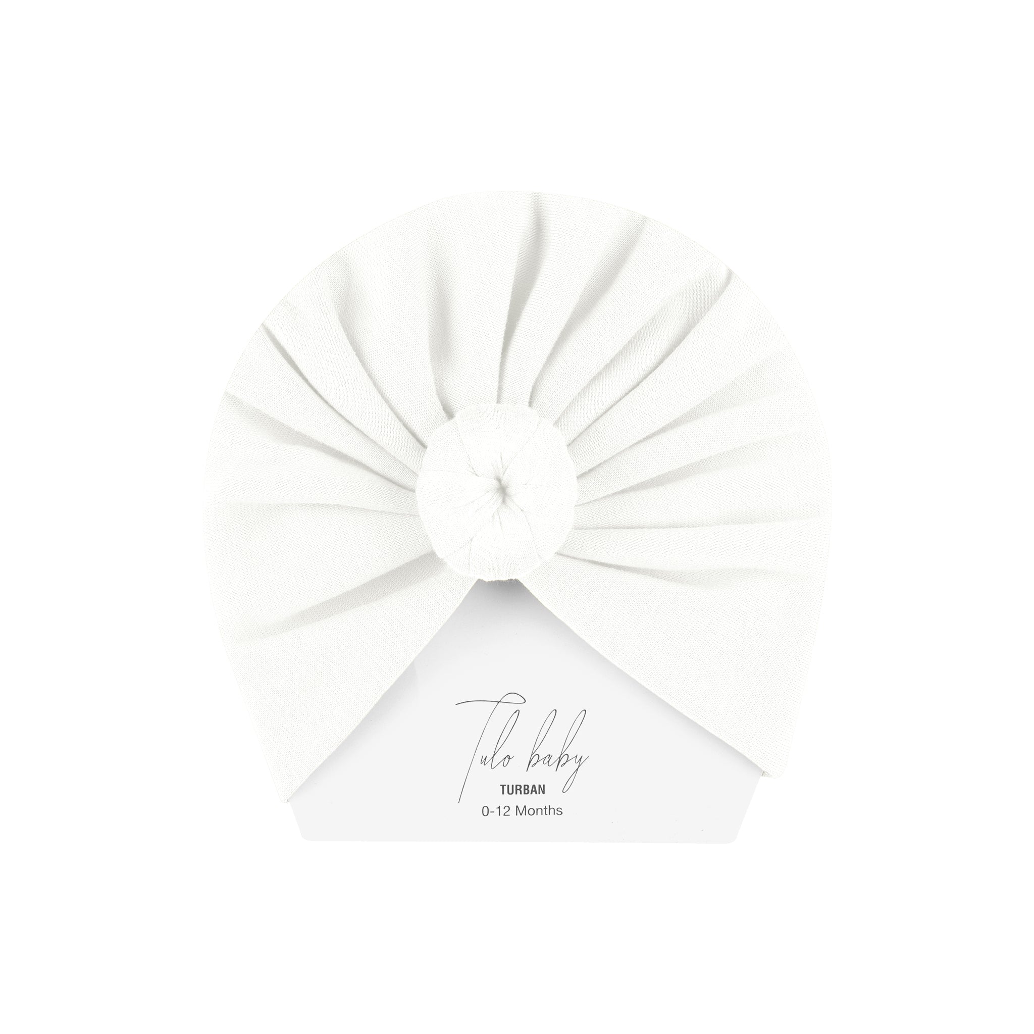 CREAM KNOTTED TURBAN