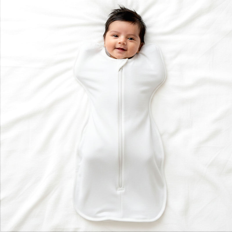 SLEEPING POD SWADDLE FOR BABIES (0.6 TOG) - CREAM  | TULO BABY