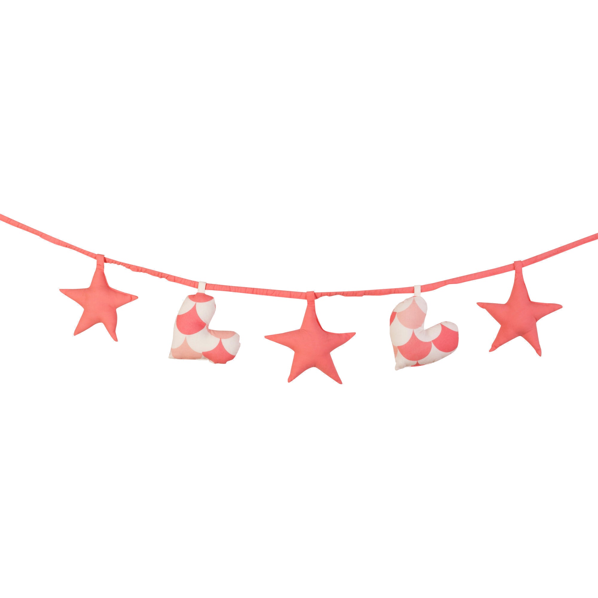 VERY BERRY HEART AND STAR BUNTING