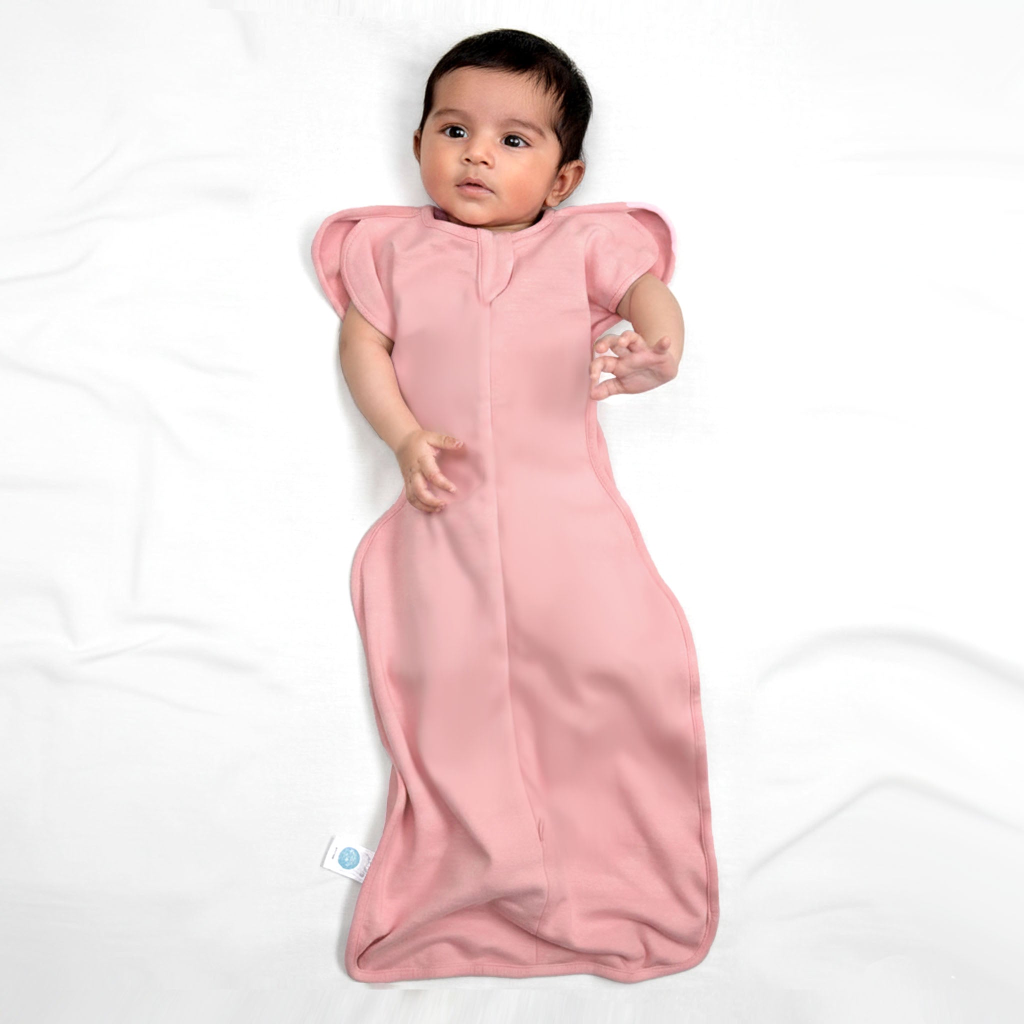 TRANSITIONAL POD SWADDLE FOR BABIES (1.2 TOG) - DESSERT ROSE | TULO BABY